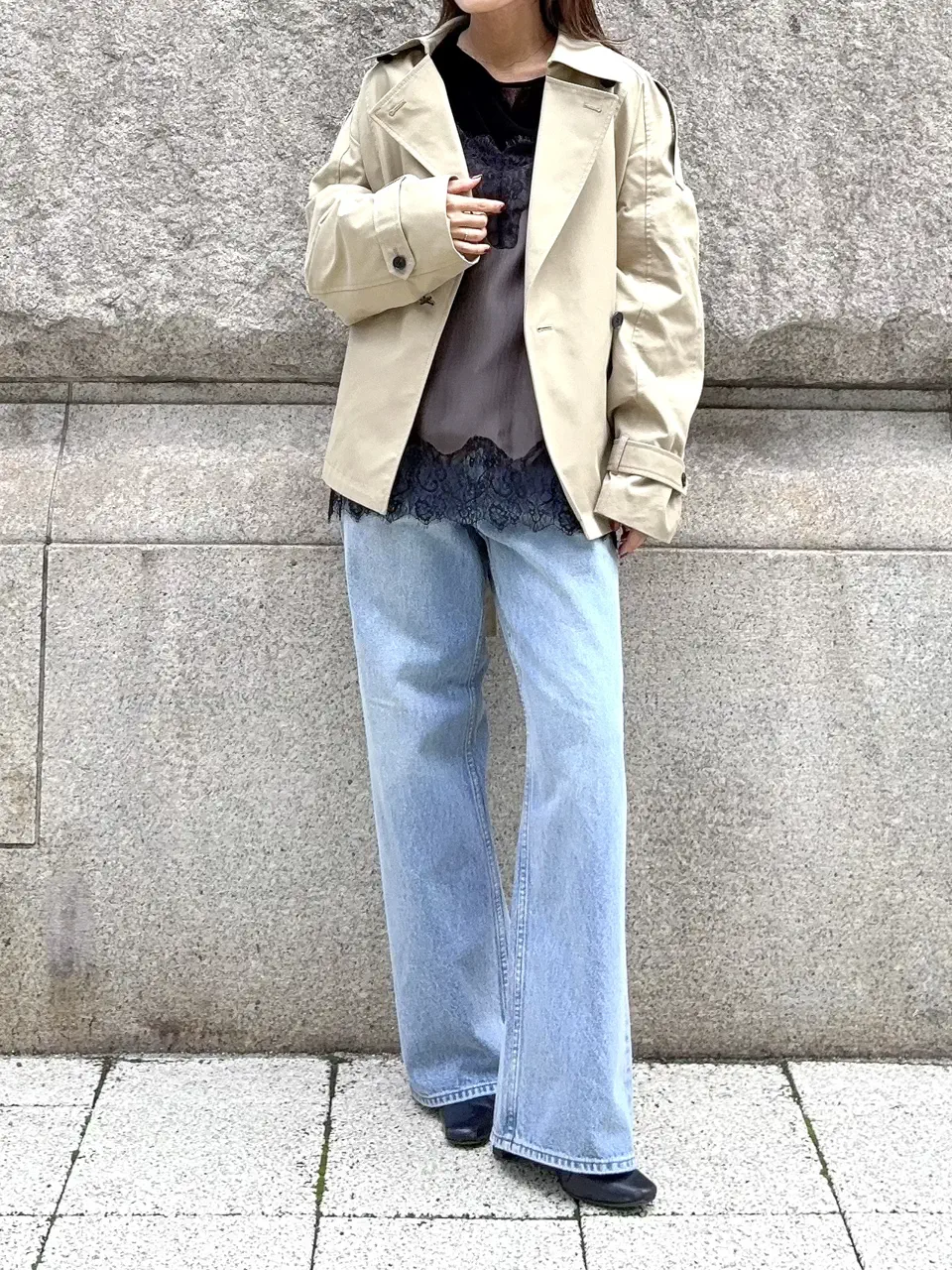 GRACE CONTINENTAL yukimi yonee コーディネート画像