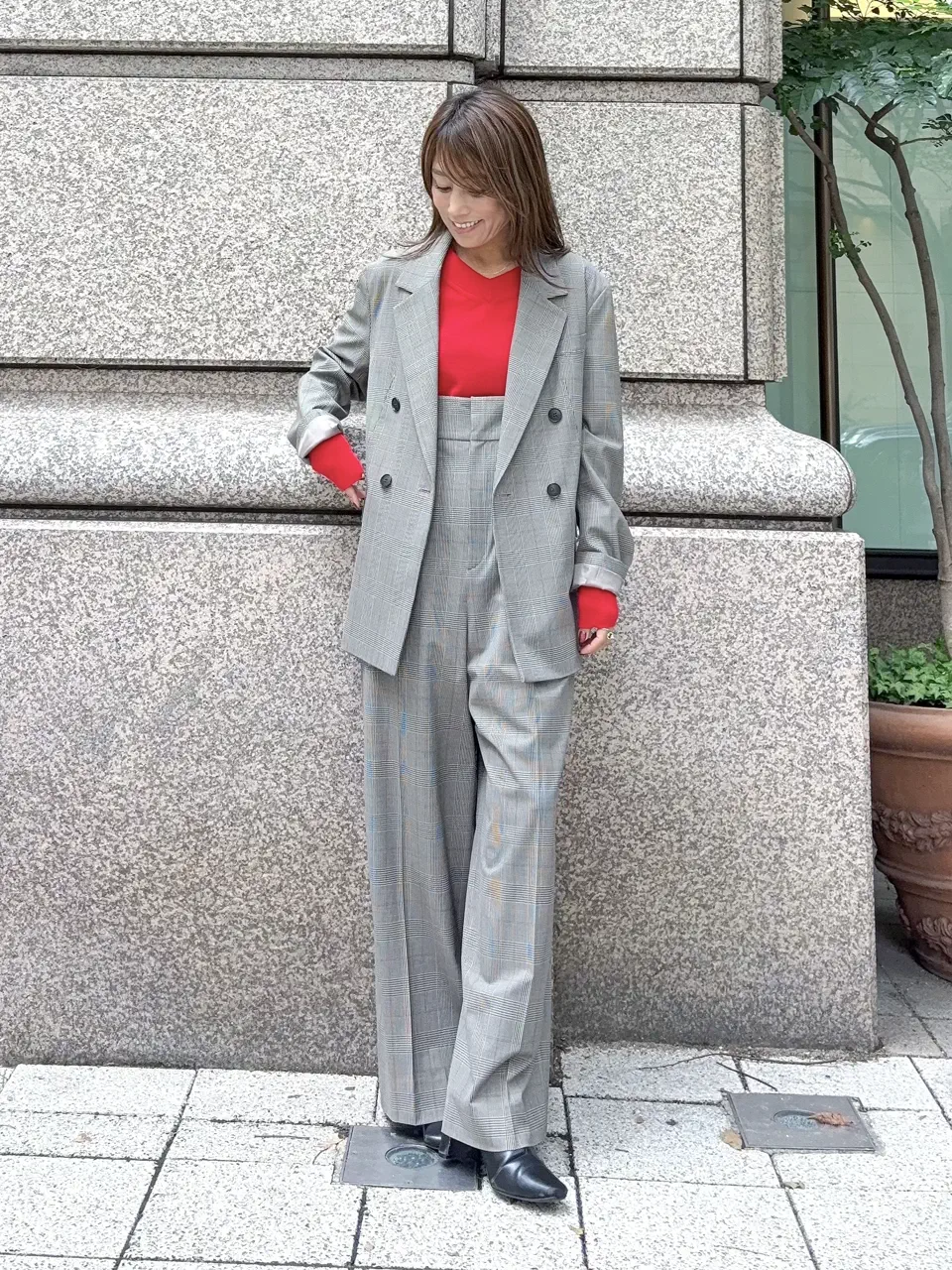 GRACE CONTINENTAL yukimi yonee コーディネート画像