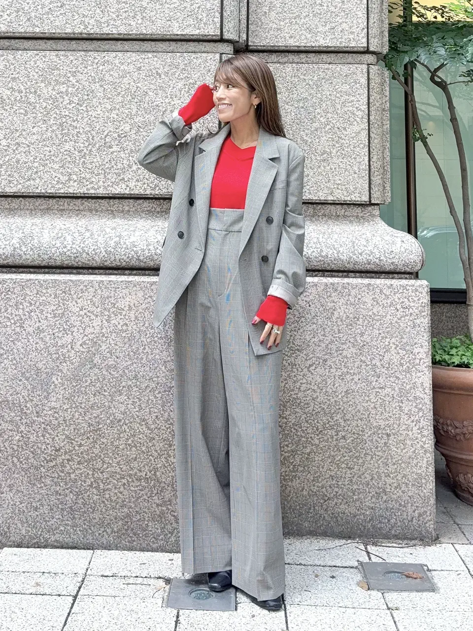 GRACE CONTINENTAL yukimi yonee コーディネート画像