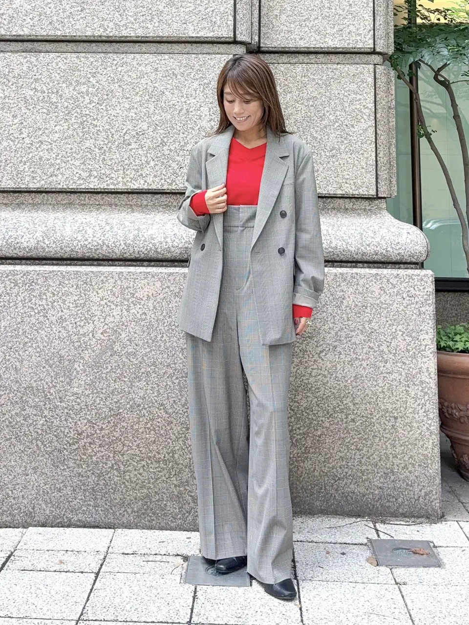 GRACE CONTINENTAL yukimi yonee コーディネート画像