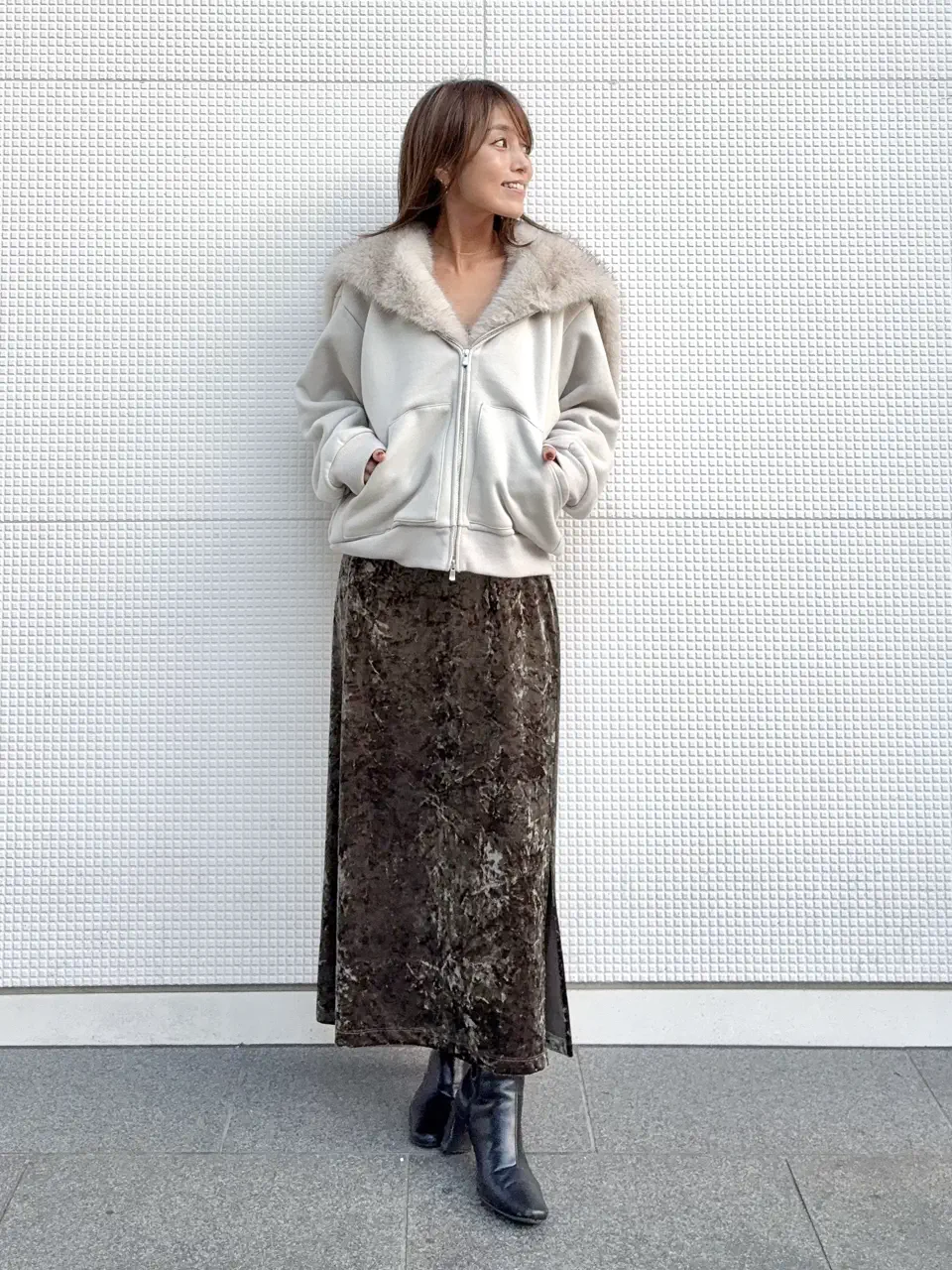 GRACE CONTINENTAL yukimi yonee コーディネート画像
