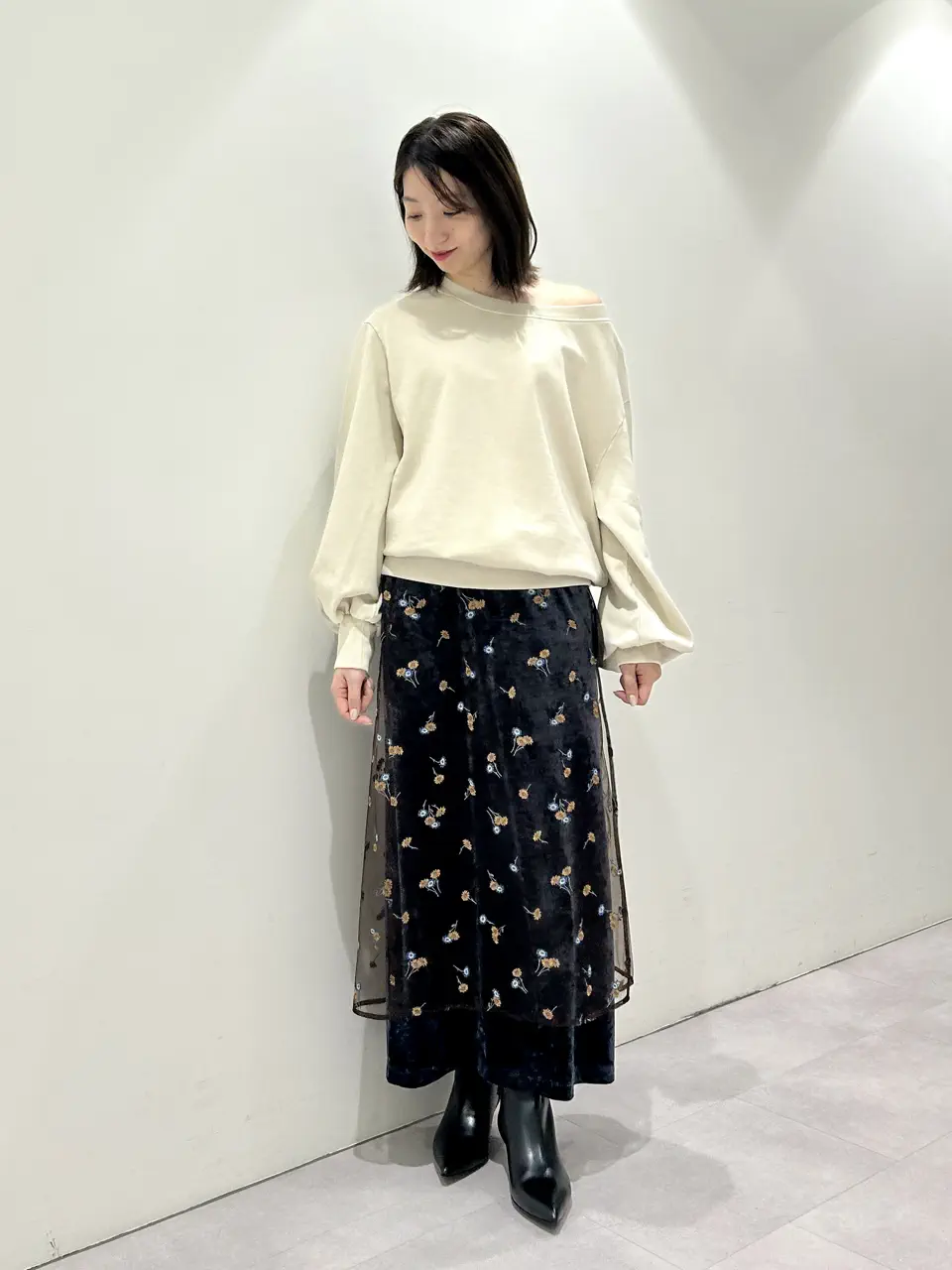 GRACE CONTINENTAL eri コーディネート画像
