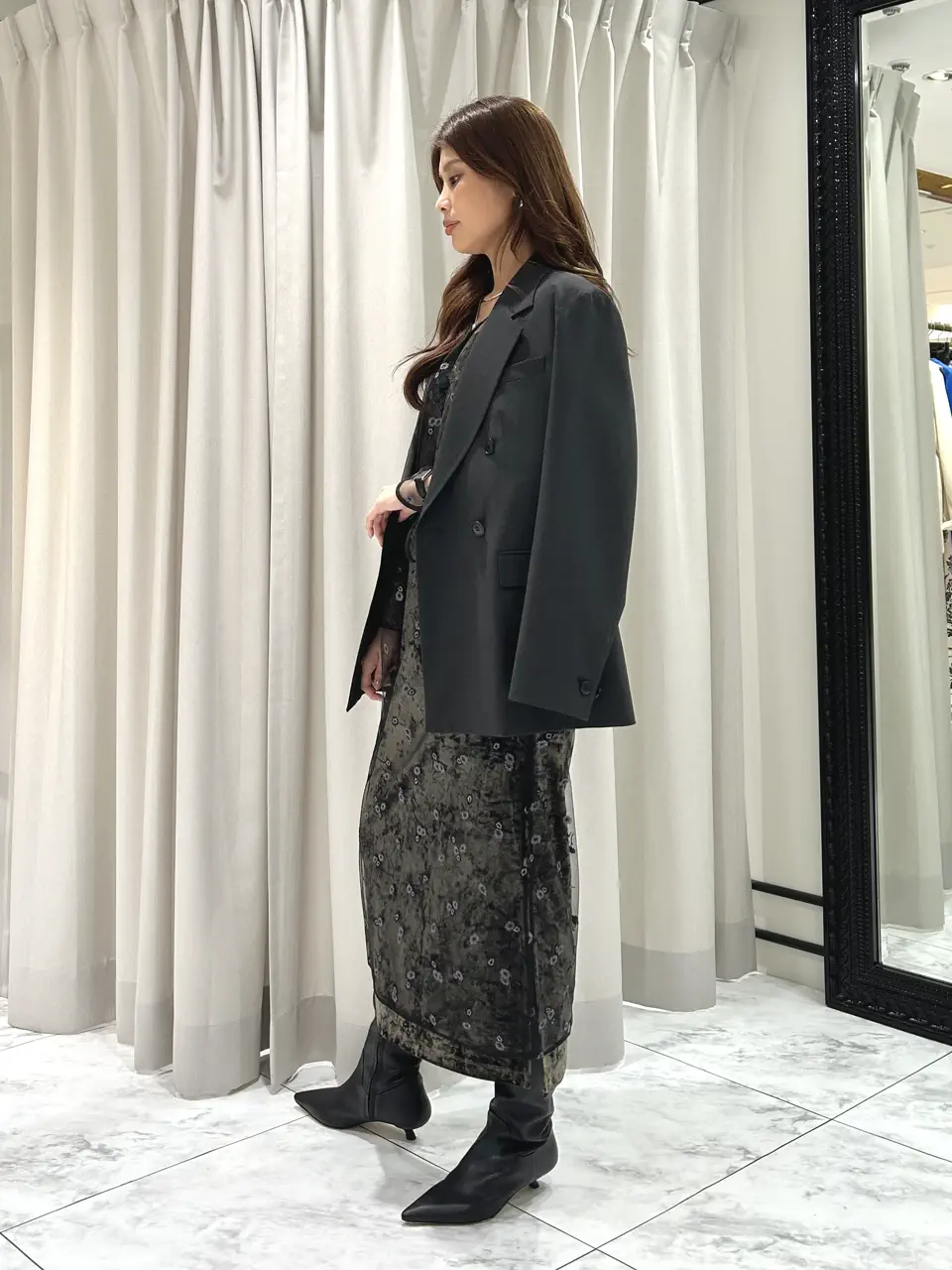 GRACE CONTINENTAL 志田　悠 コーディネート画像
