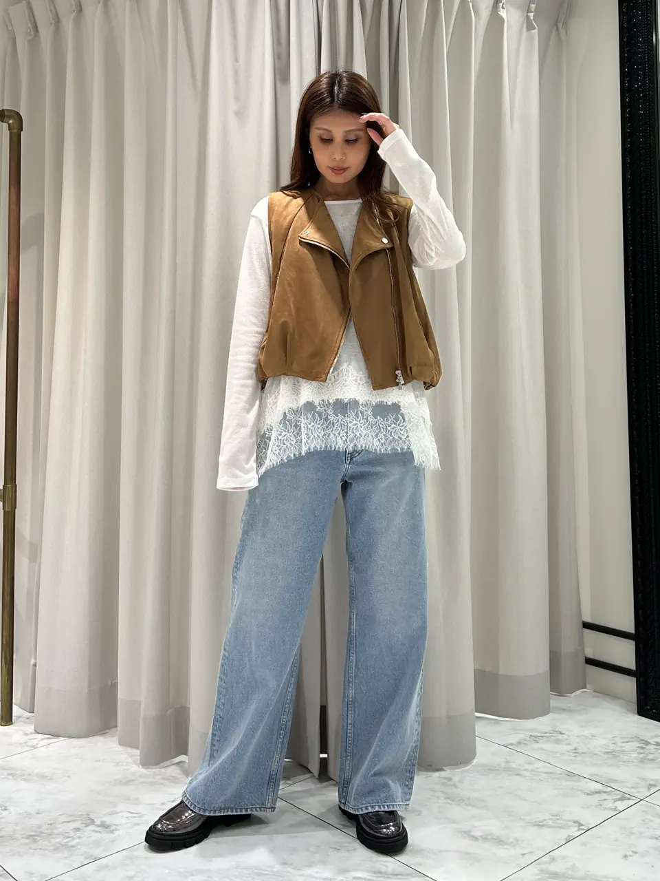 GRACE CONTINENTAL 志田　悠 コーディネート画像