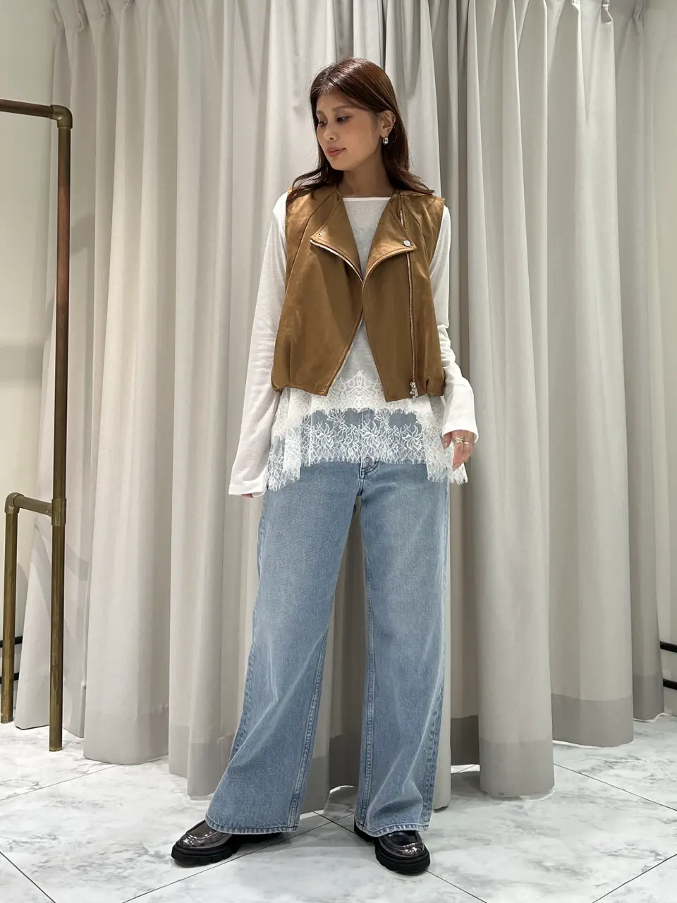 GRACE CONTINENTAL 志田　悠 コーディネート画像