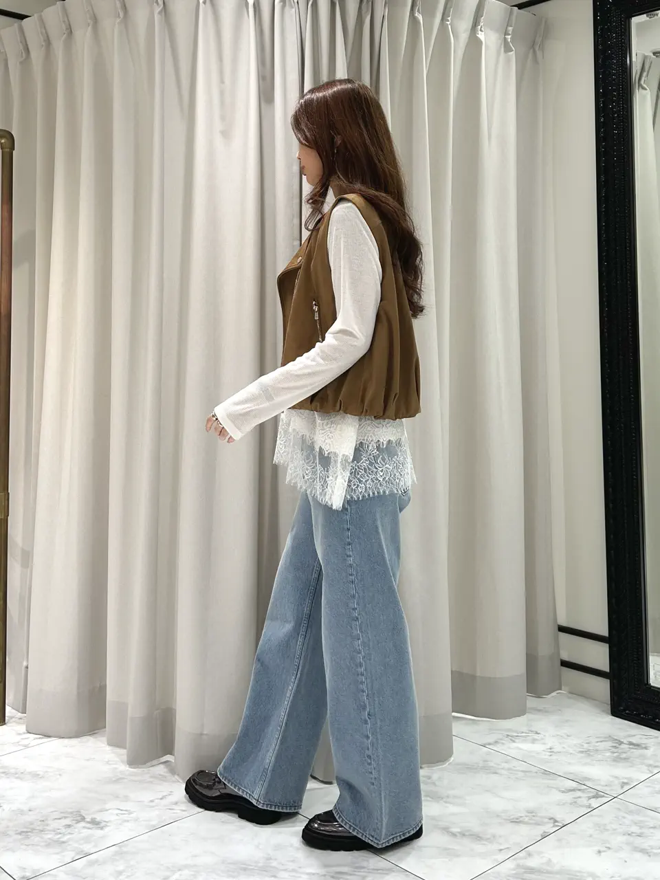GRACE CONTINENTAL 志田　悠 コーディネート画像