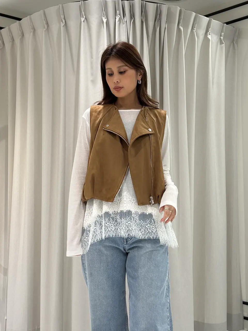 GRACE CONTINENTAL 志田　悠 コーディネート画像