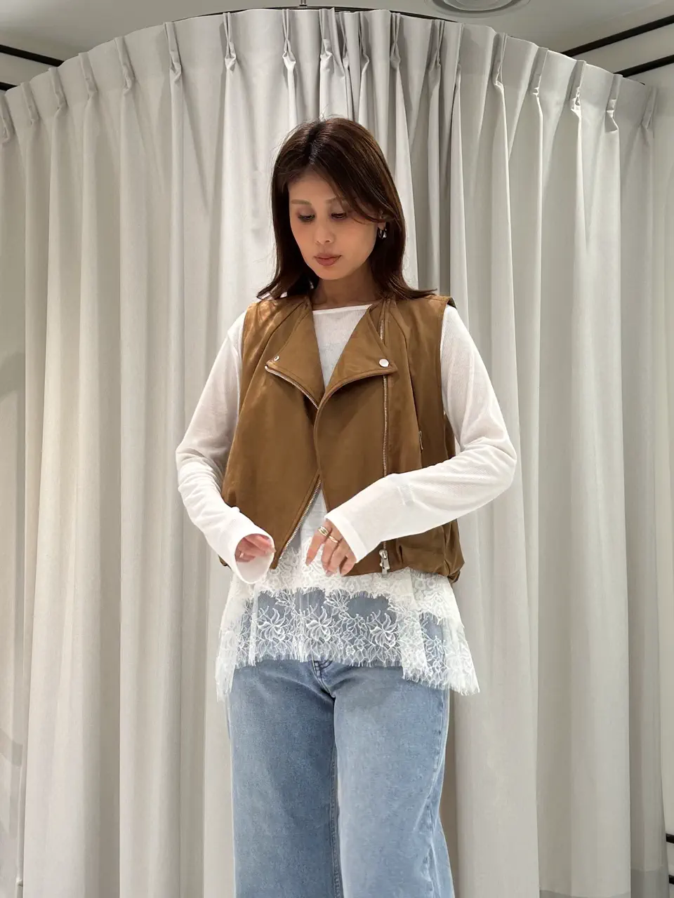 GRACE CONTINENTAL 志田　悠 コーディネート画像