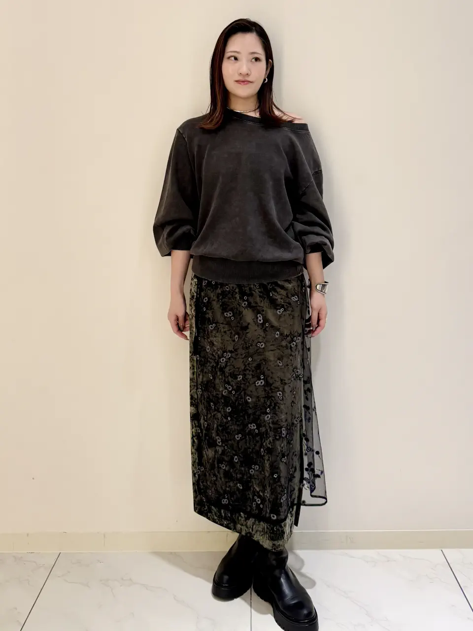 GRACE CONTINENTAL miyata コーディネート画像