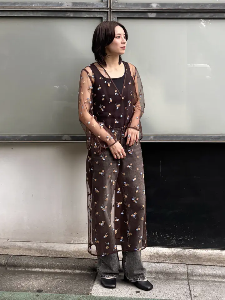GRACE CONTINENTAL Hikaru Okada コーディネート画像