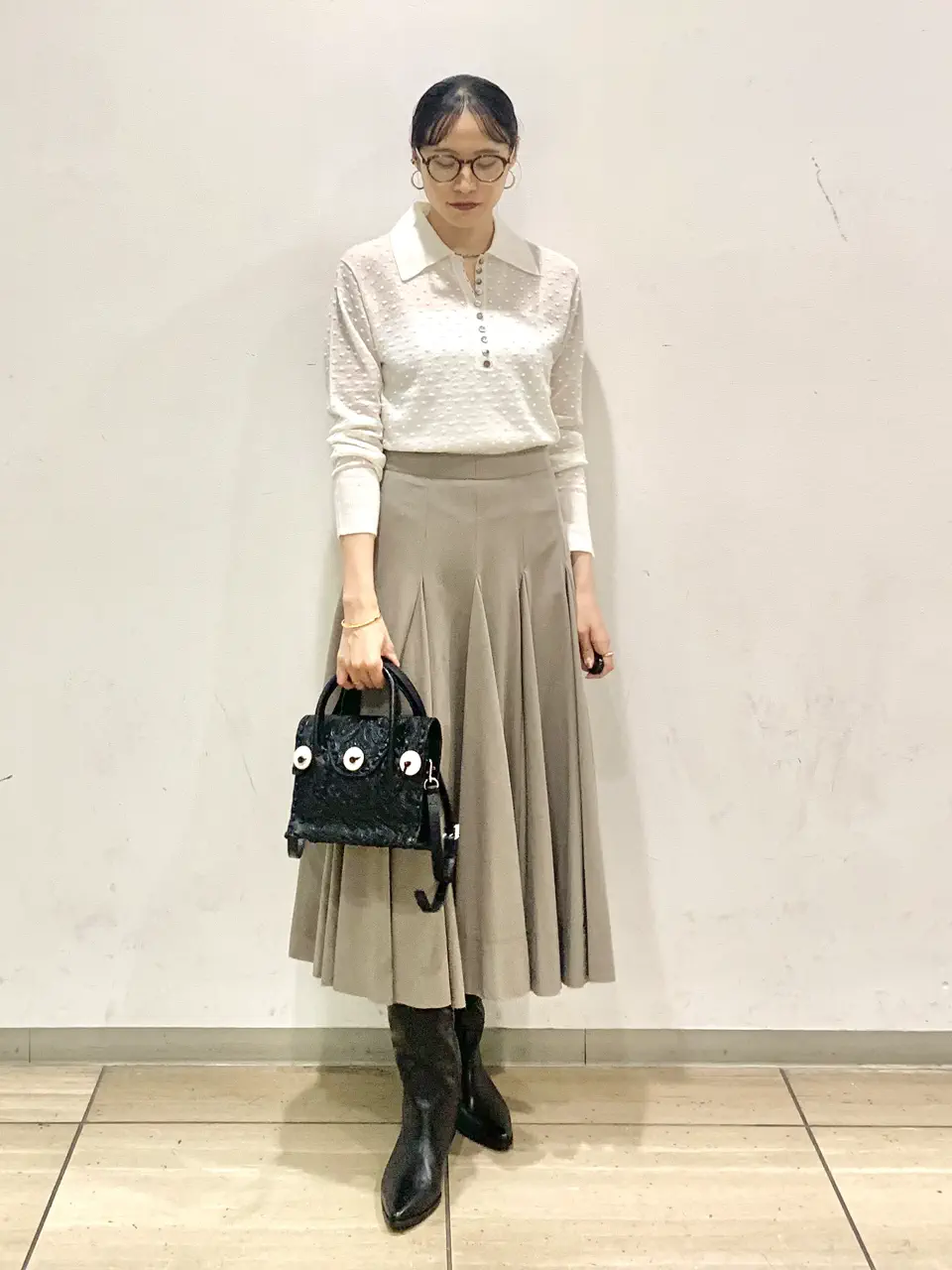  haruka iwasaki コーディネート画像