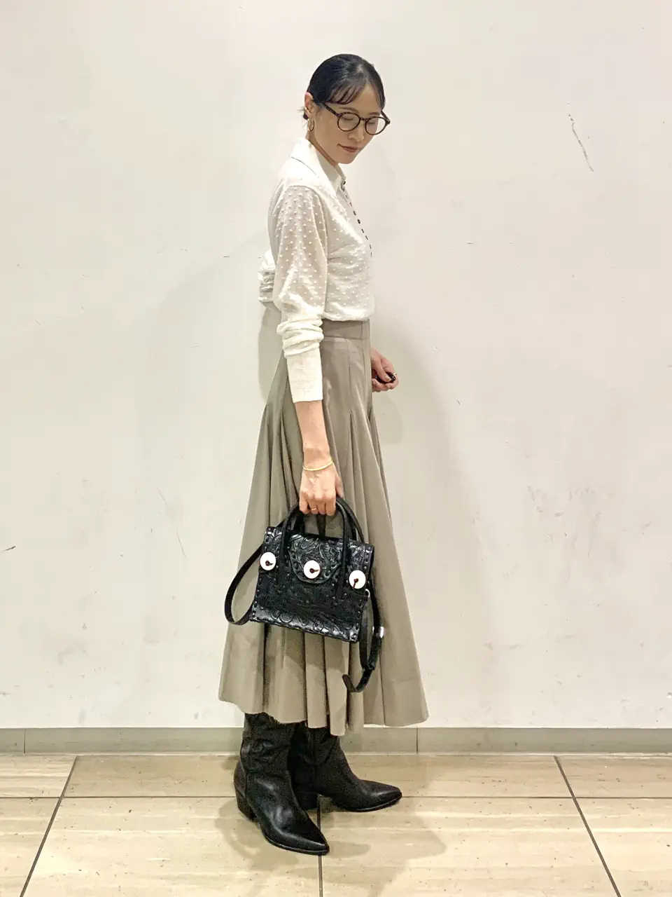 GRACE CONTINENTAL haruka iwasaki コーディネート画像