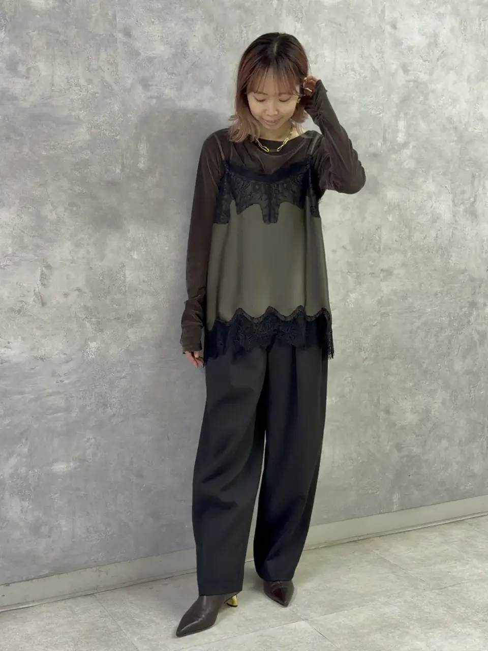 GRACE CONTINENTAL Abe コーディネート画像