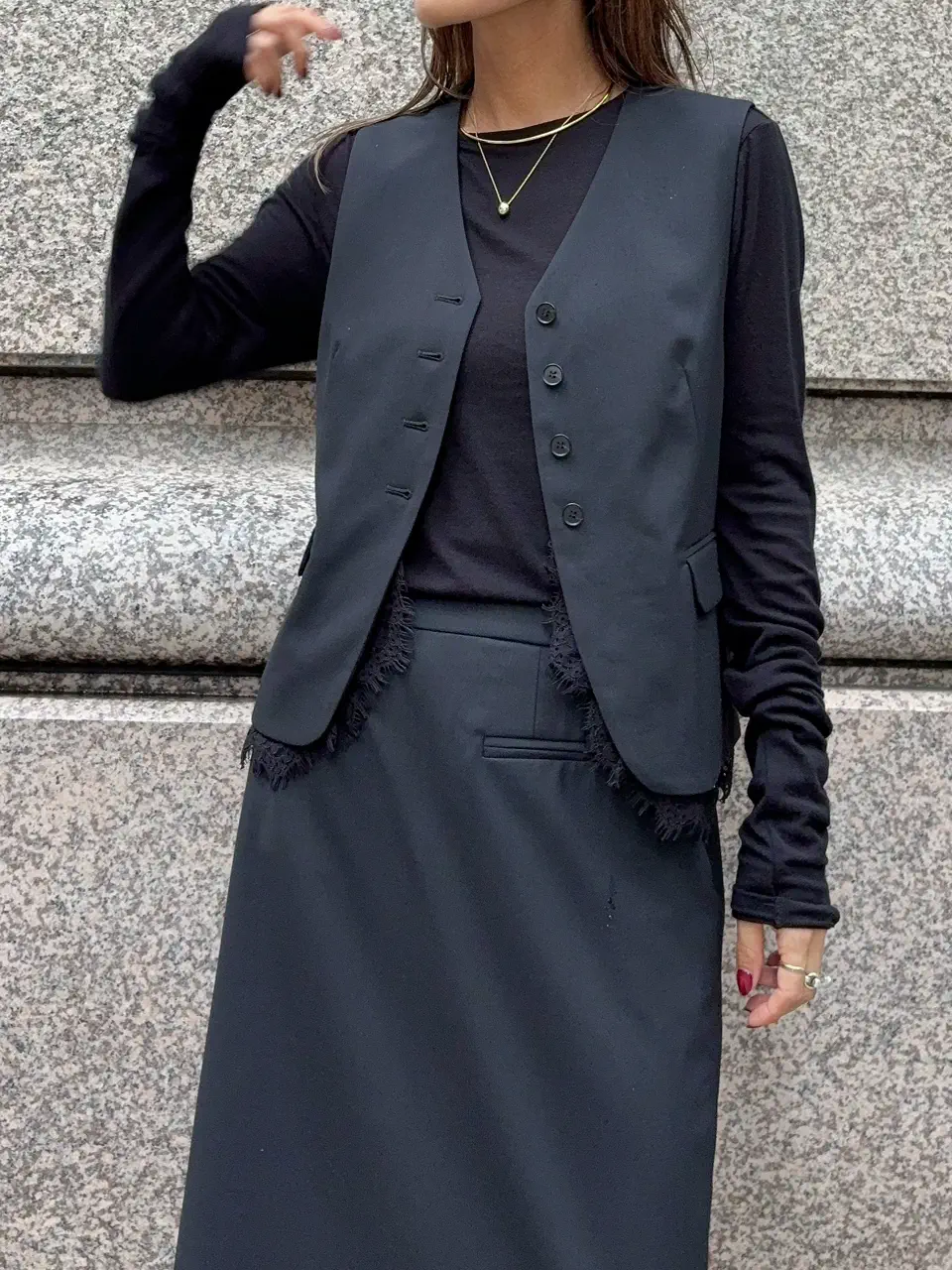 GRACE CONTINENTAL yukimi yonee コーディネート画像
