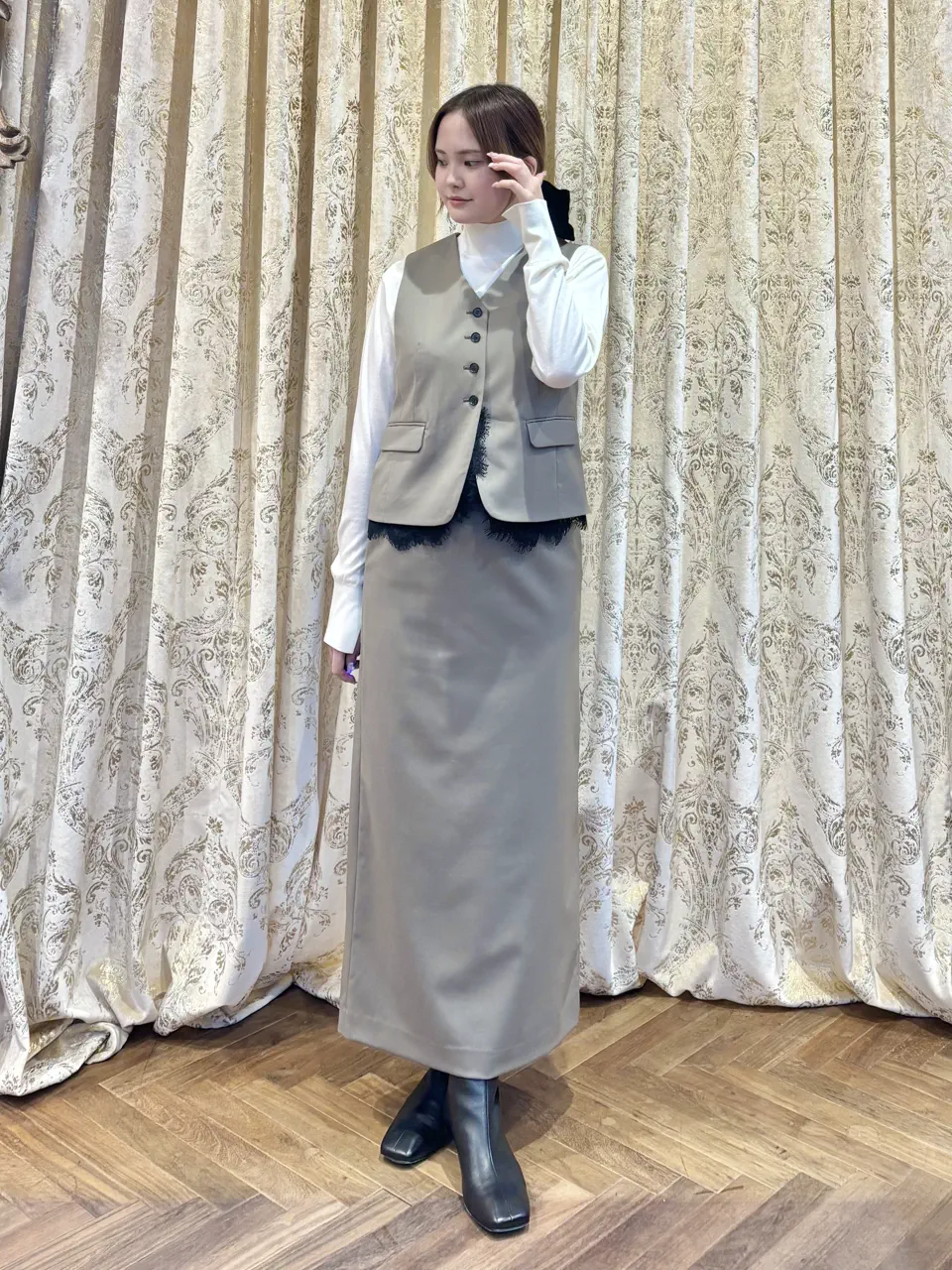 GRACE CONTINENTAL miyuki adachi コーディネート画像