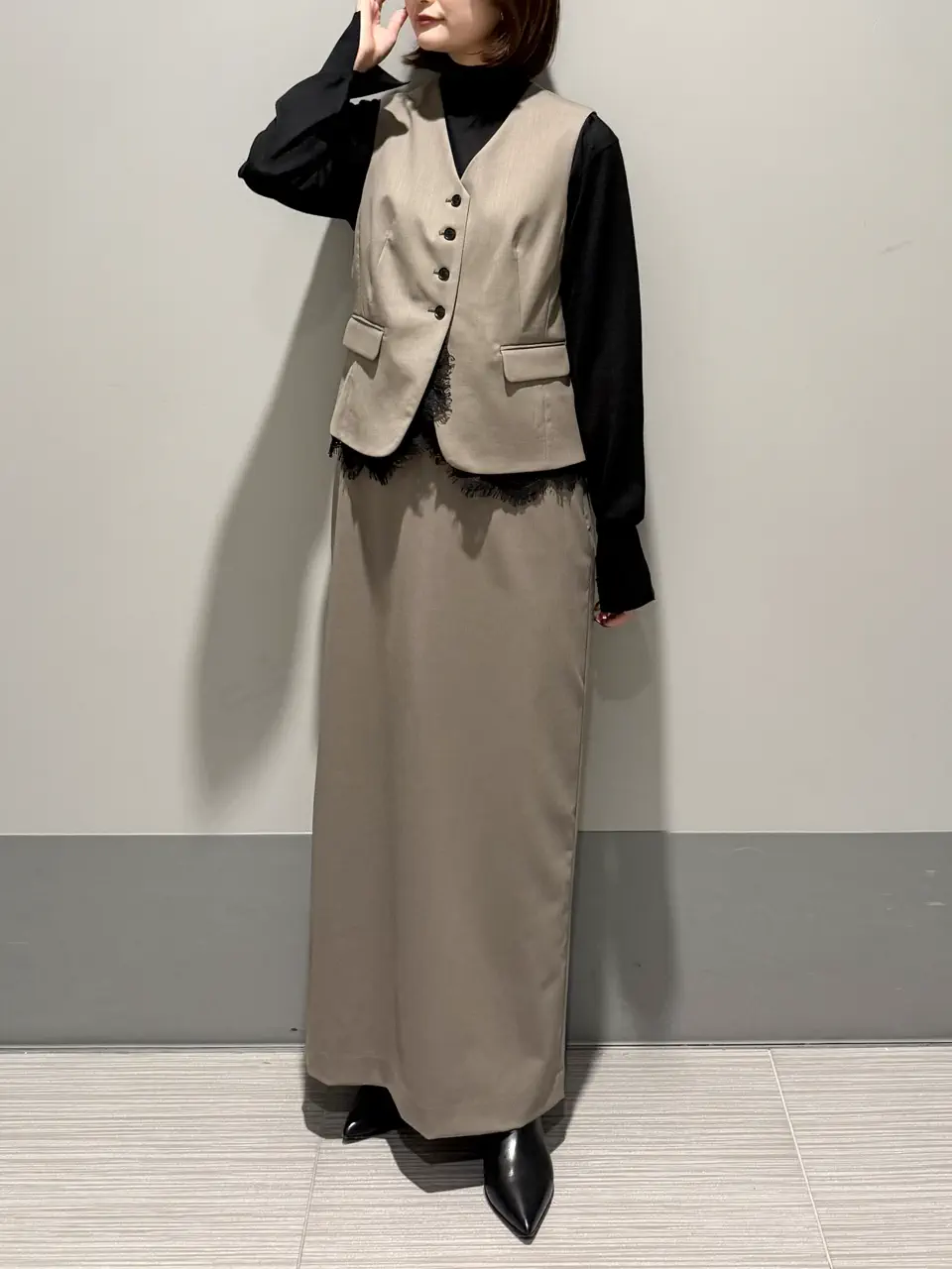 GRACE CONTINENTAL MORITA AI コーディネート画像