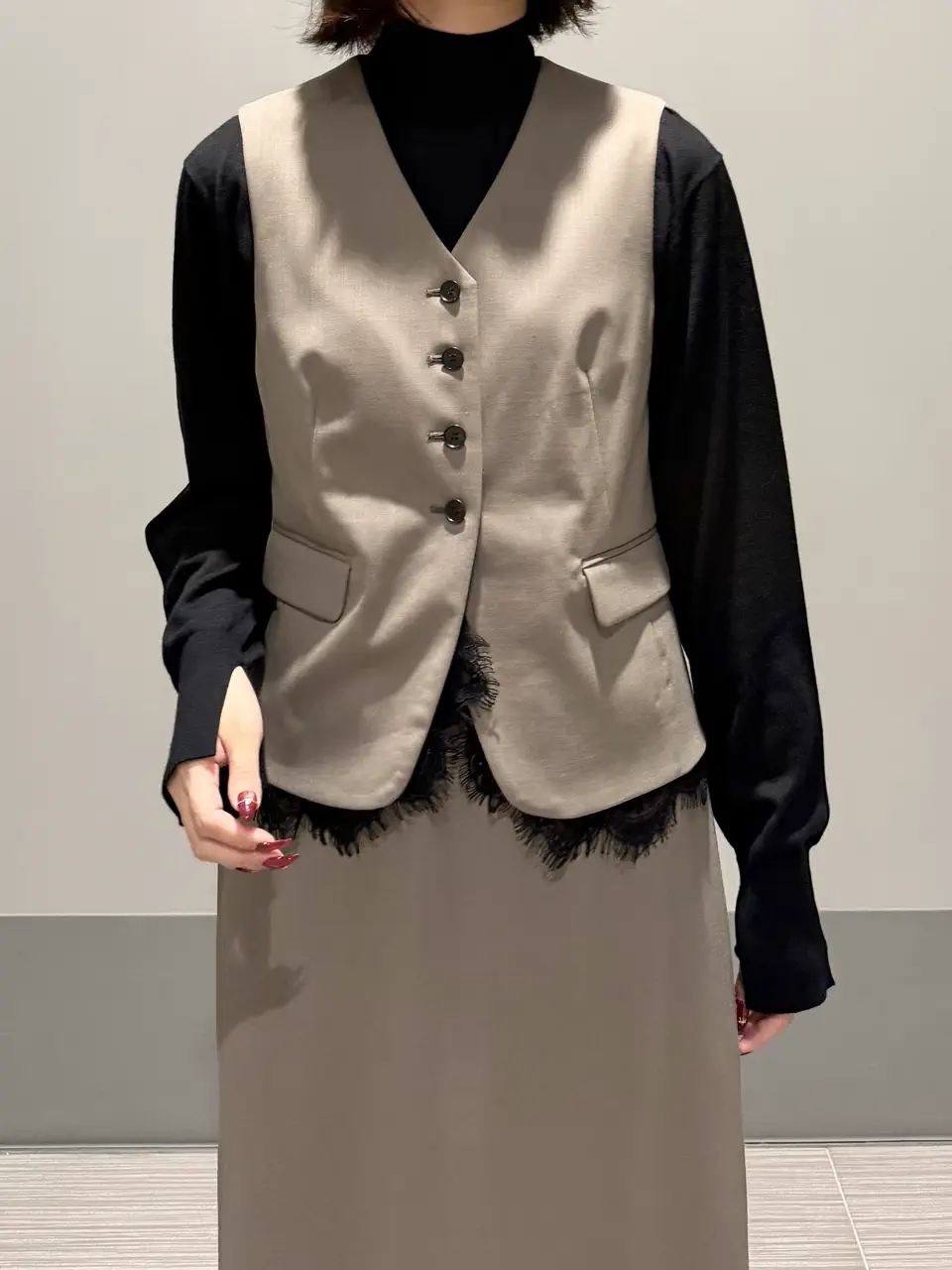 GRACE CONTINENTAL MORITA AI コーディネート画像