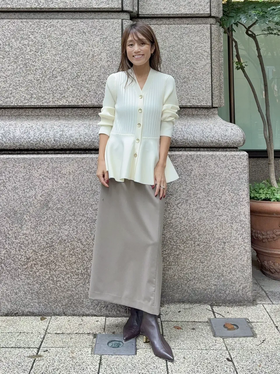 GRACE CONTINENTAL yukimi yonee コーディネート画像