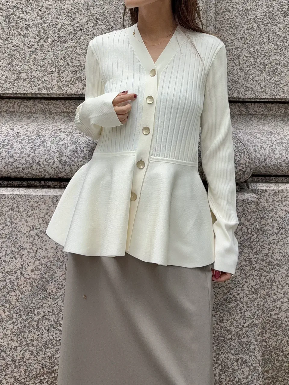 GRACE CONTINENTAL yukimi yonee コーディネート画像