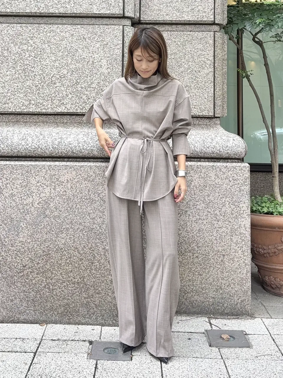 GRACE CONTINENTAL yukimi yonee コーディネート画像
