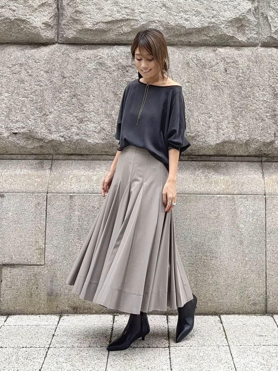 GRACE CONTINENTAL yukimi yonee コーディネート画像