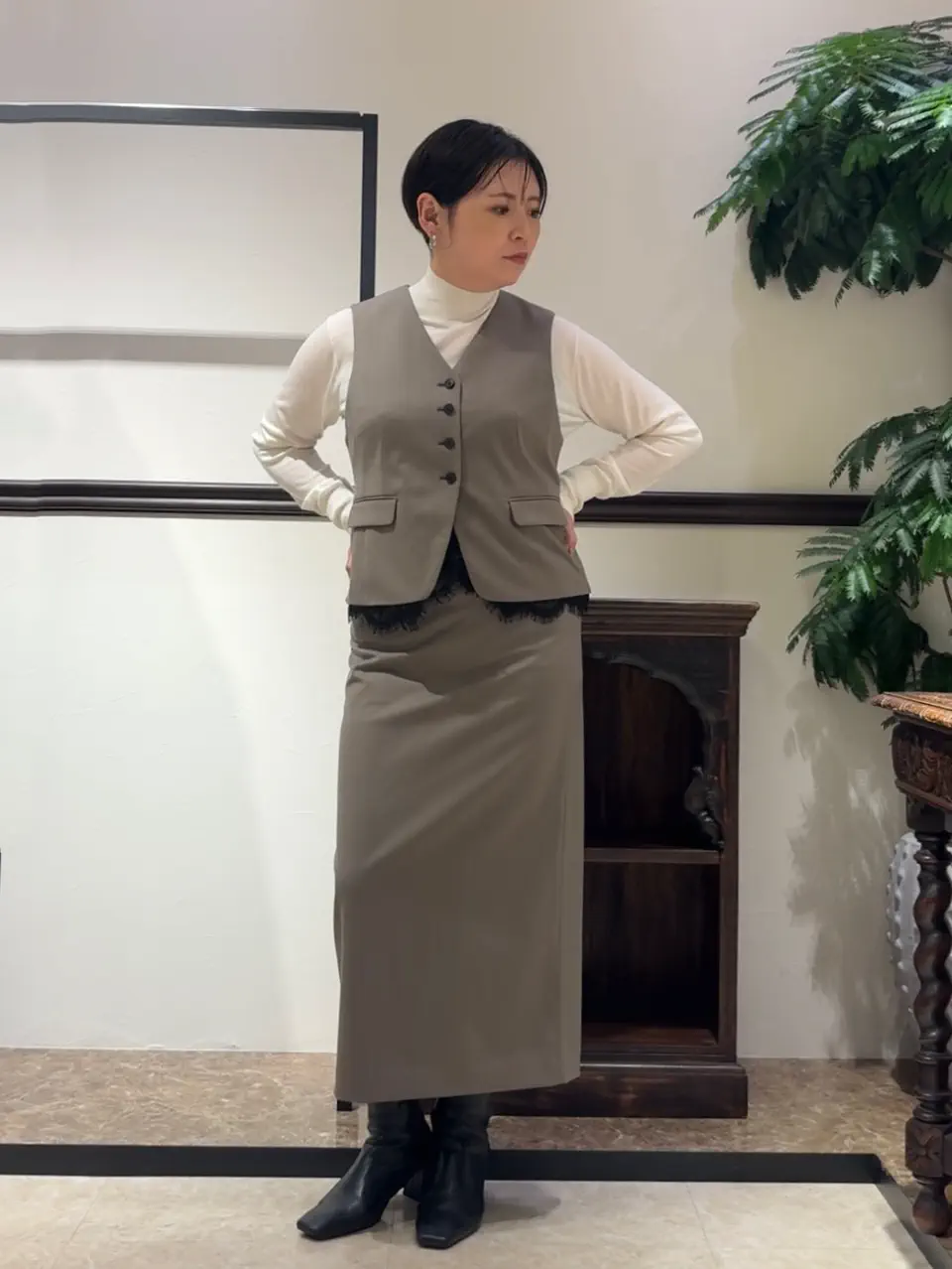 GRACE CONTINENTAL n.YURI コーディネート画像
