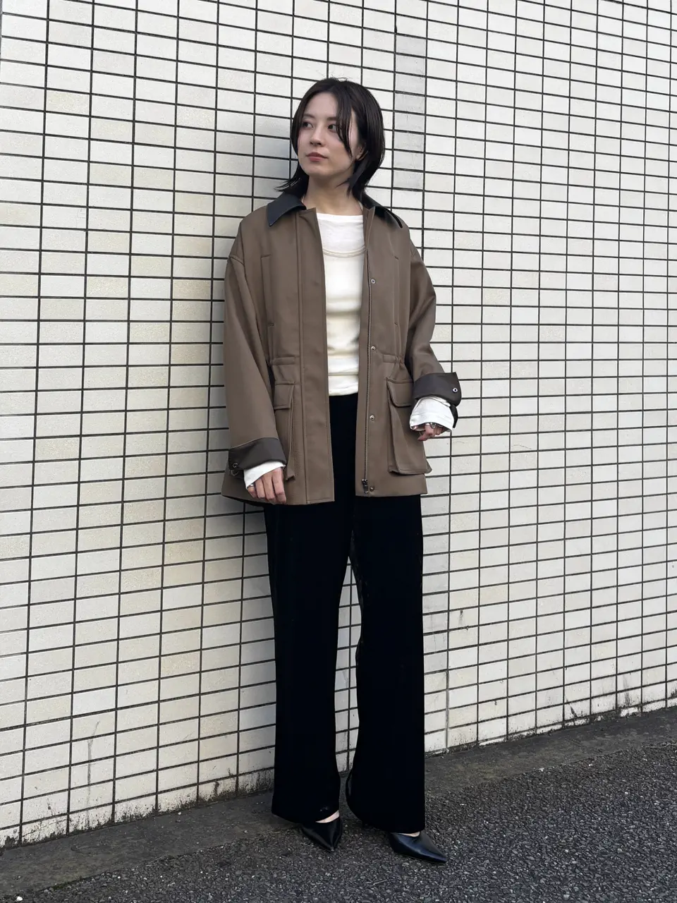 GRACE CONTINENTAL Hikaru Okada コーディネート画像