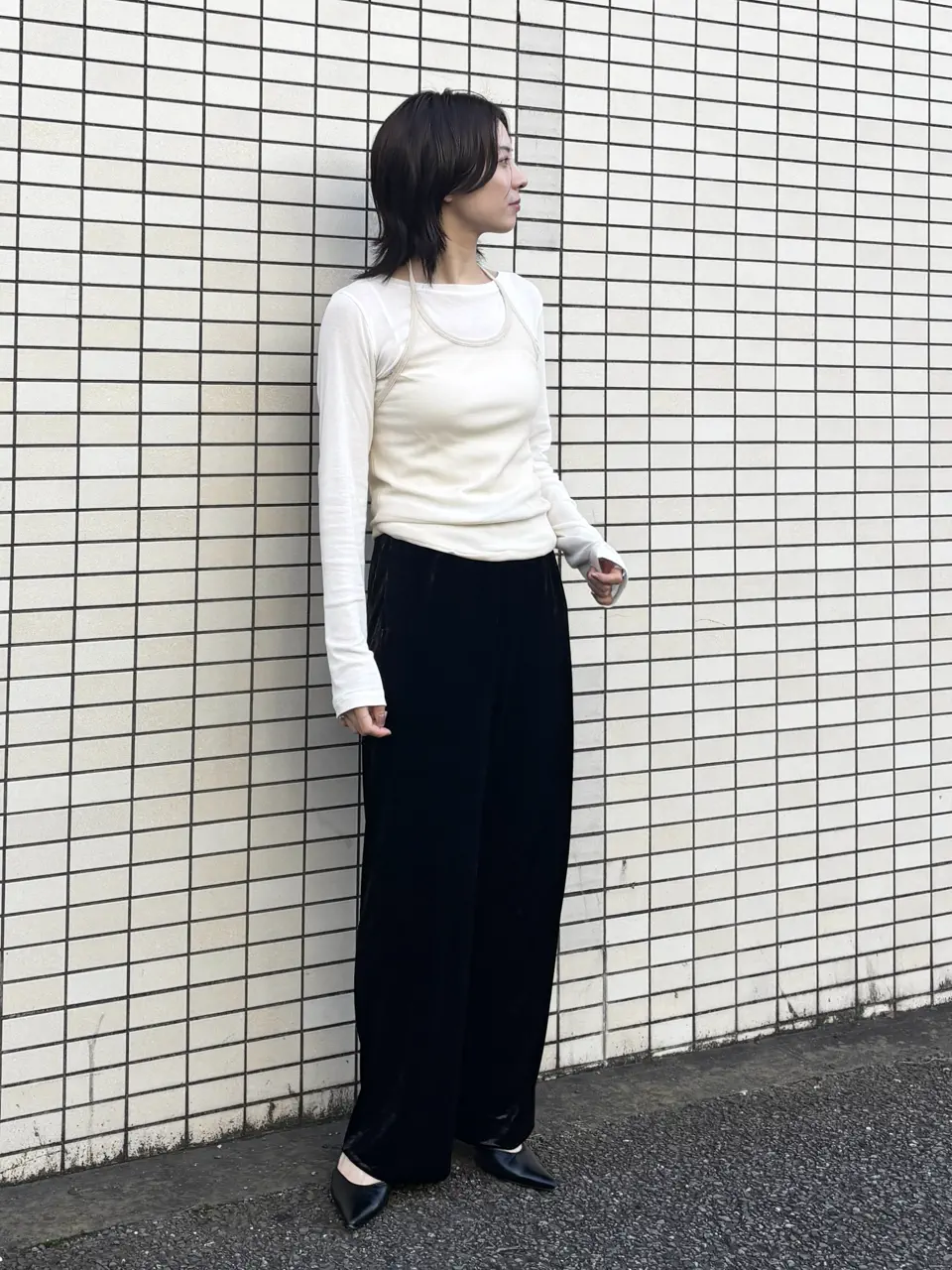 GRACE CONTINENTAL Hikaru Okada コーディネート画像