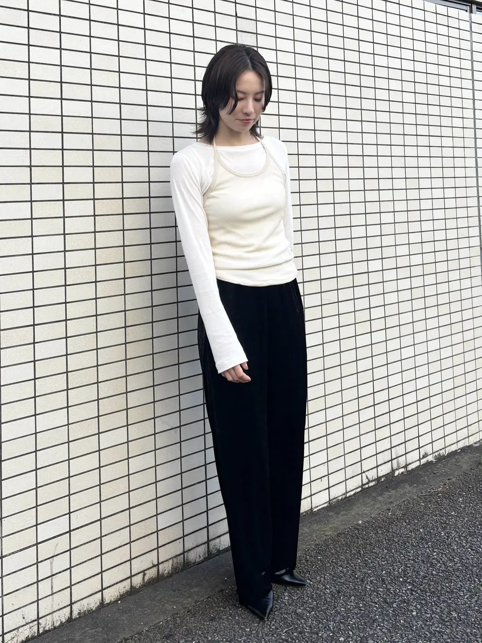 GRACE CONTINENTAL Hikaru Okada コーディネート画像