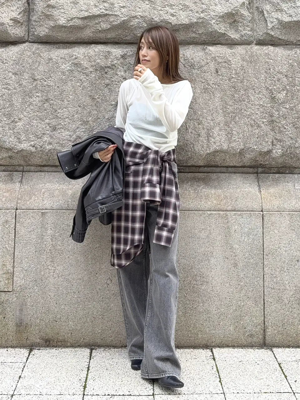 GRACE CONTINENTAL yukimi yonee コーディネート画像