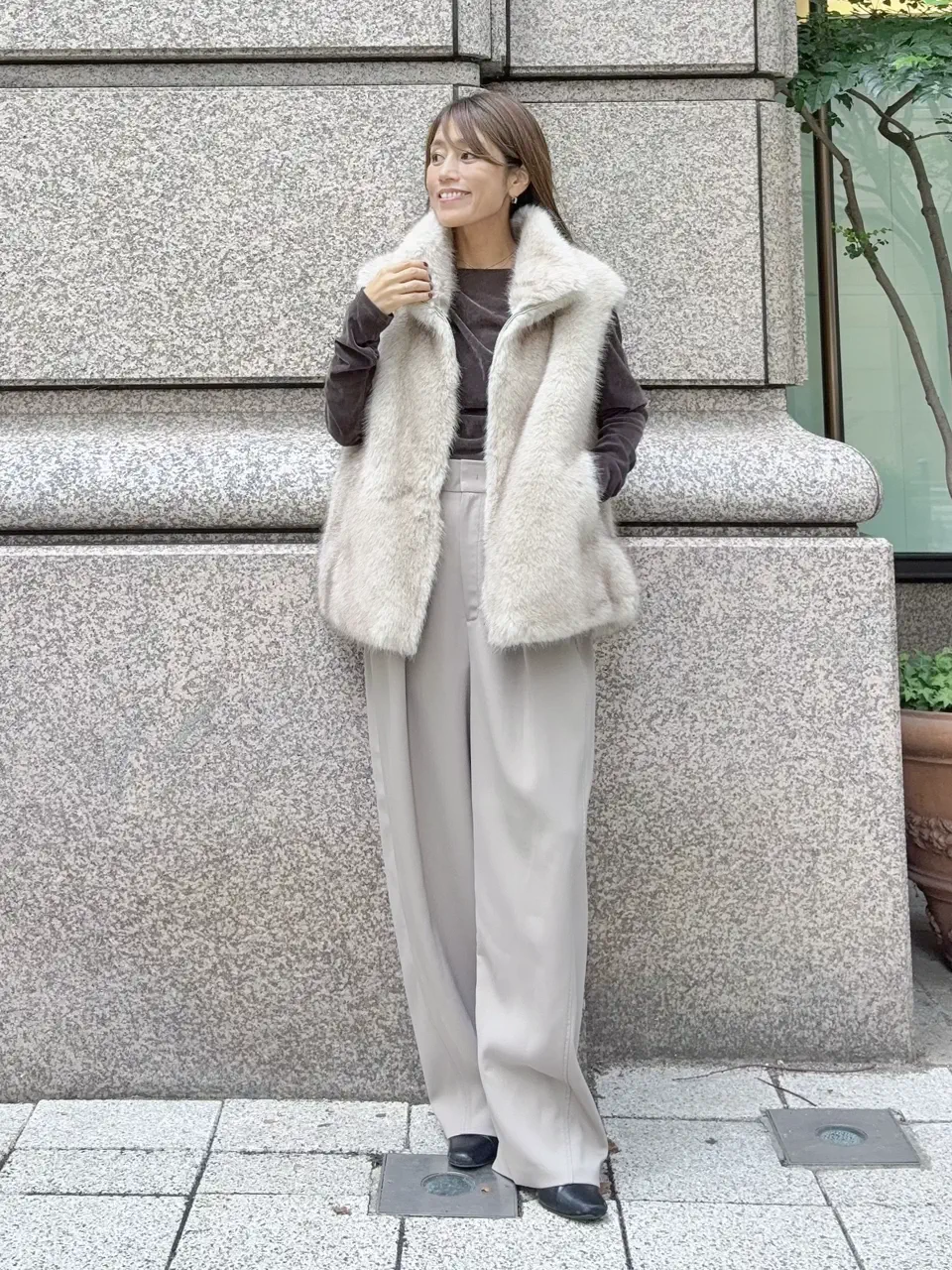 GRACE CONTINENTAL yukimi yonee コーディネート画像