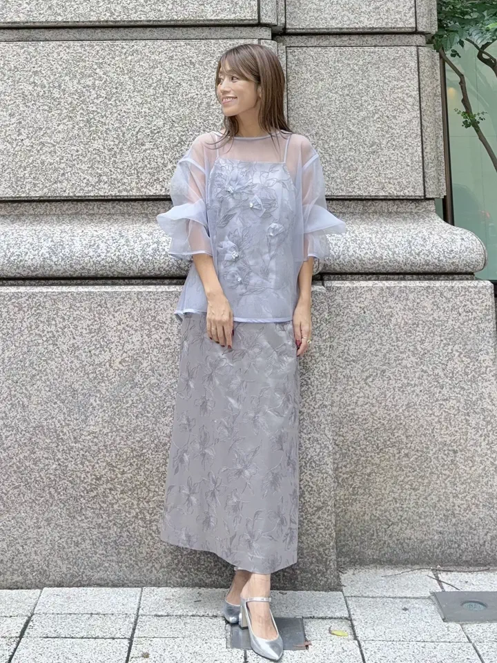 GRACE CONTINENTAL yukimi yonee コーディネート画像
