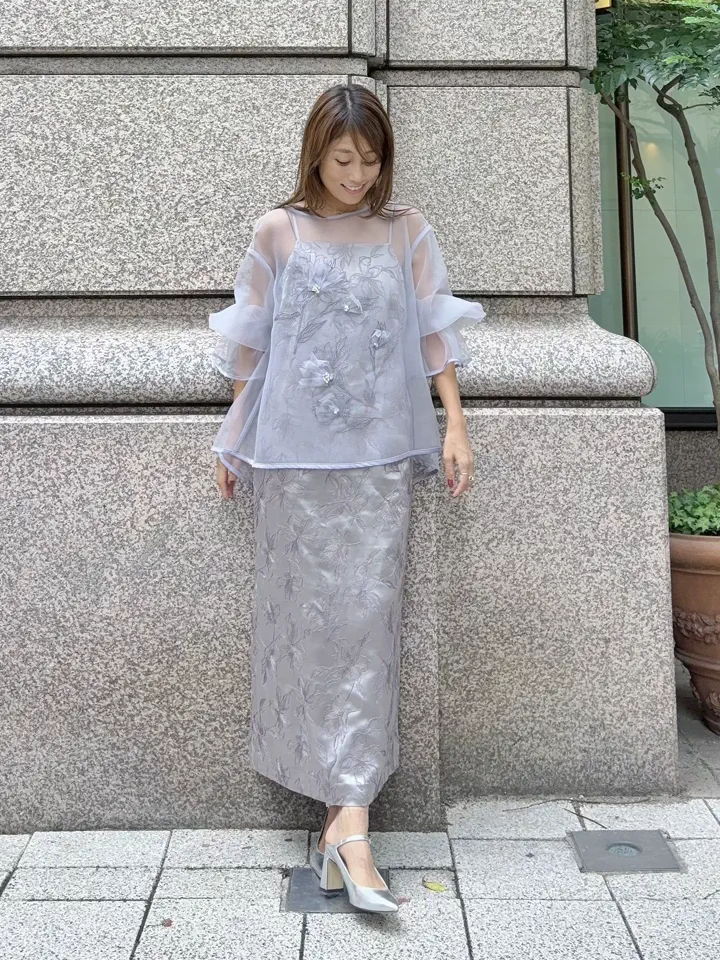 GRACE CONTINENTAL yukimi yonee コーディネート画像