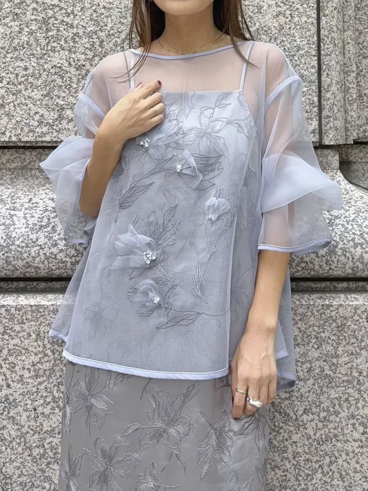 GRACE CONTINENTAL yukimi yonee コーディネート画像