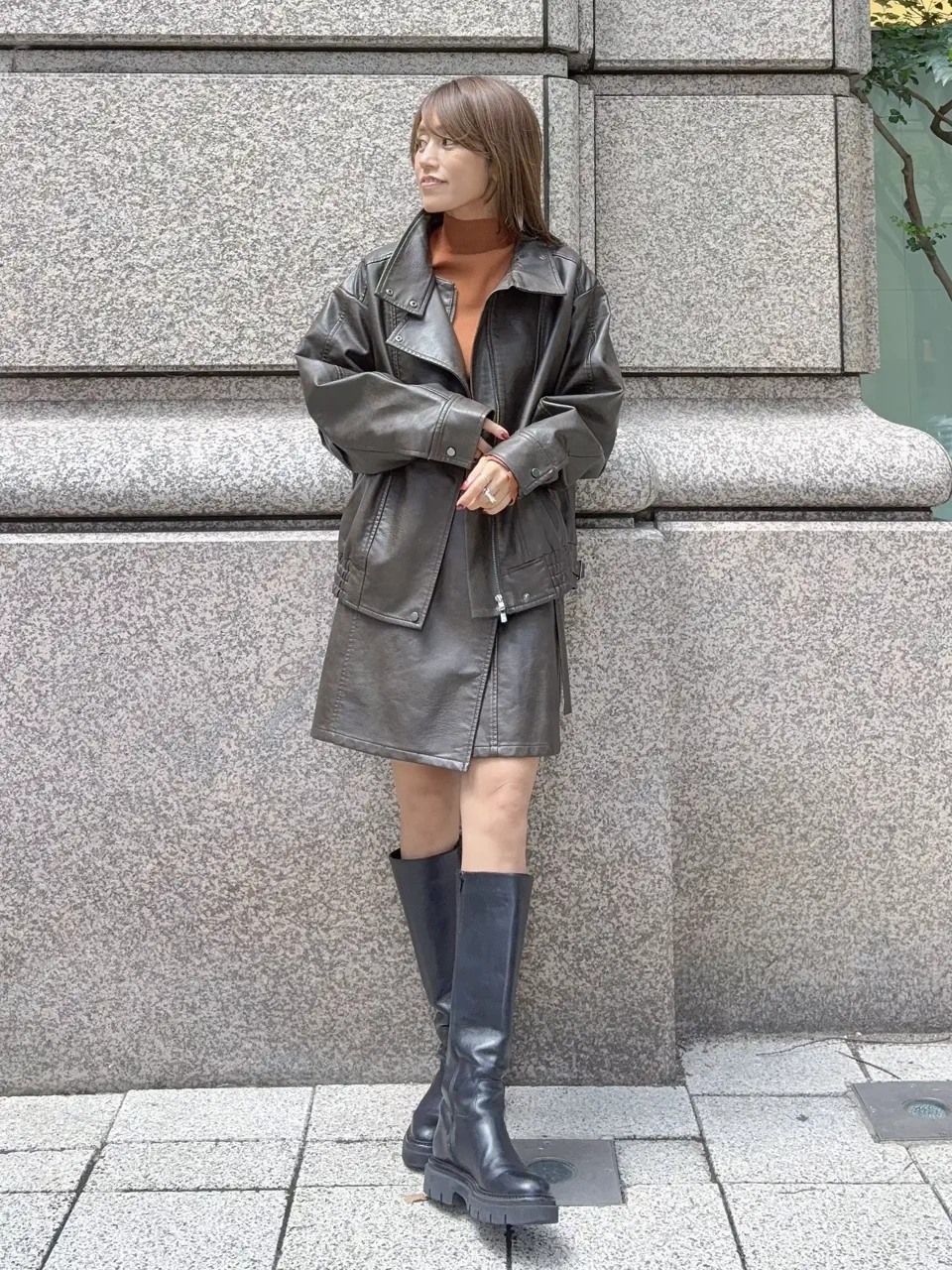 GRACE CONTINENTAL yukimi yonee コーディネート画像