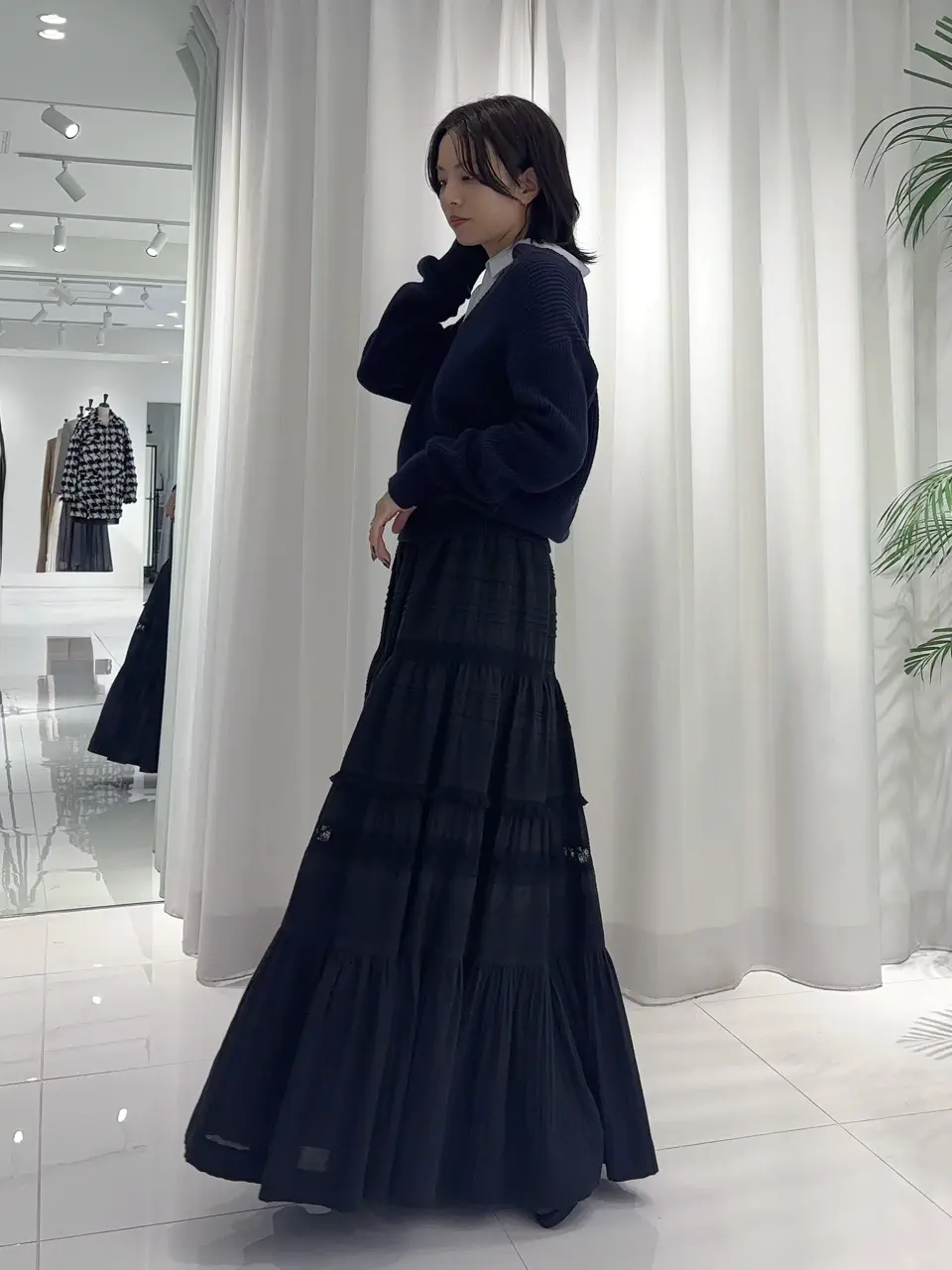 GRACE CONTINENTAL Hikaru Okada コーディネート画像