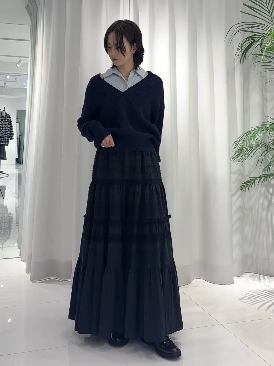 GRACE CONTINENTAL Hikaru Okada コーディネート画像