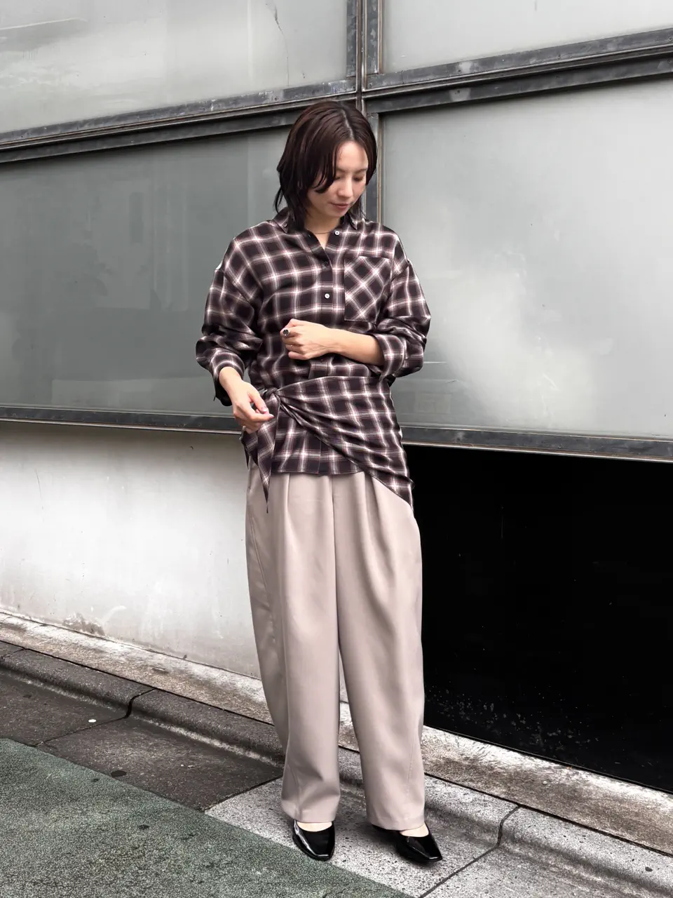 GRACE CONTINENTAL Hikaru Okada コーディネート画像
