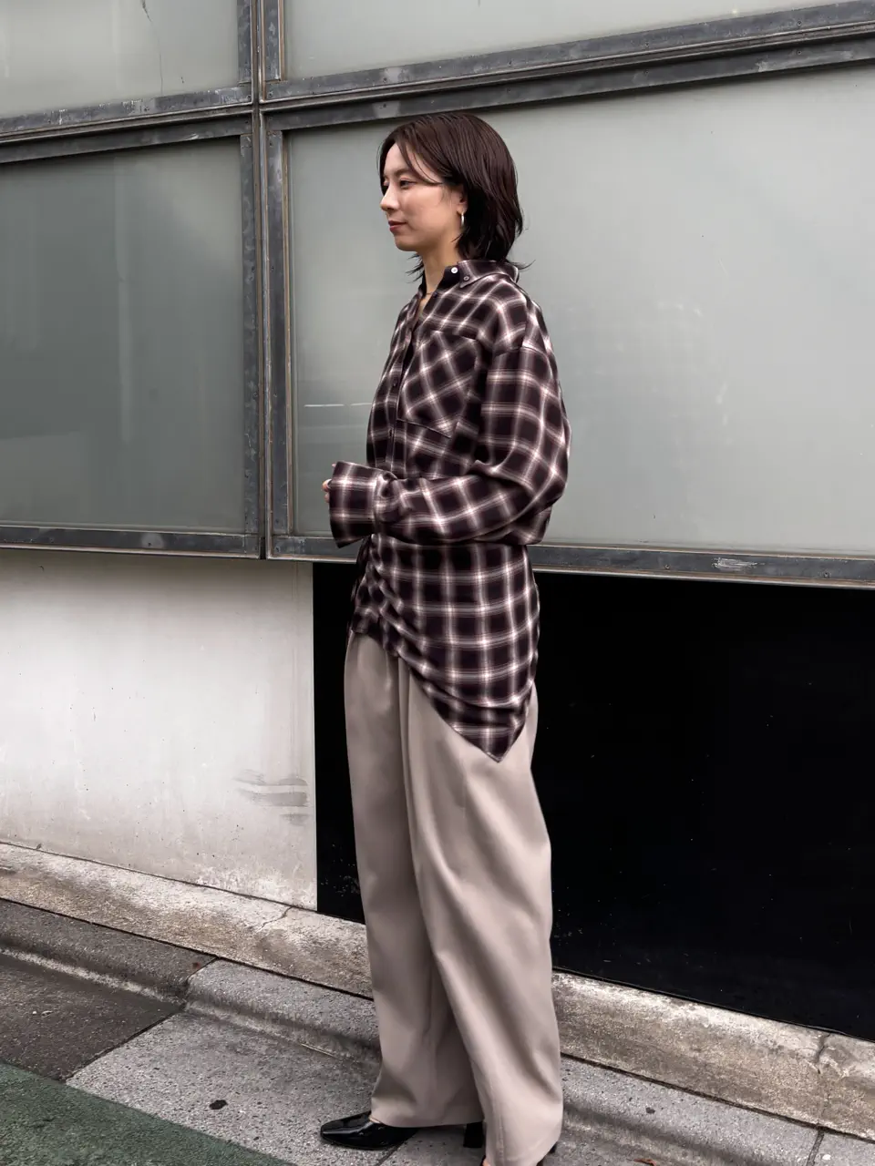 GRACE CONTINENTAL Hikaru Okada コーディネート画像