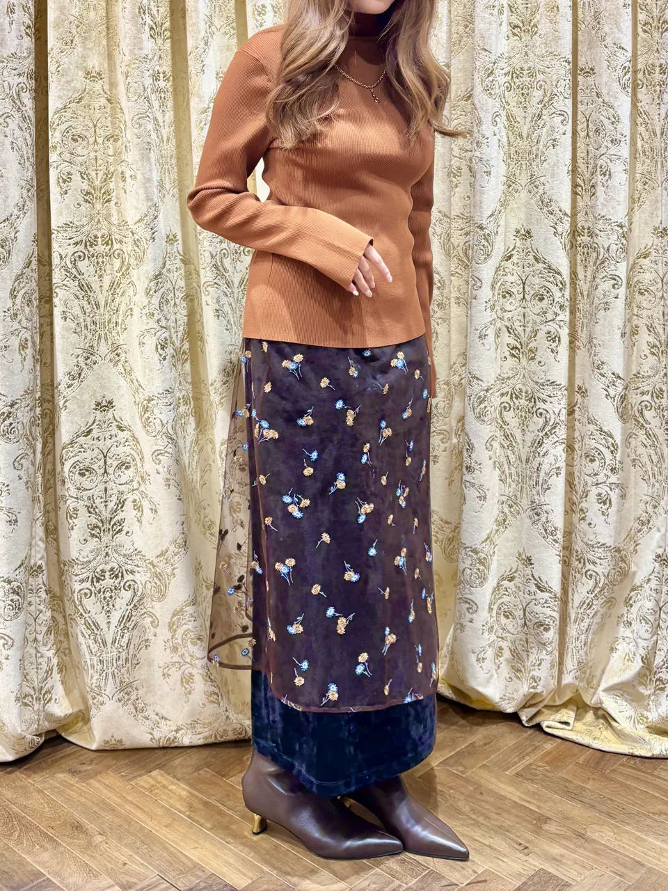 GRACE CONTINENTAL miyuki adachi コーディネート画像