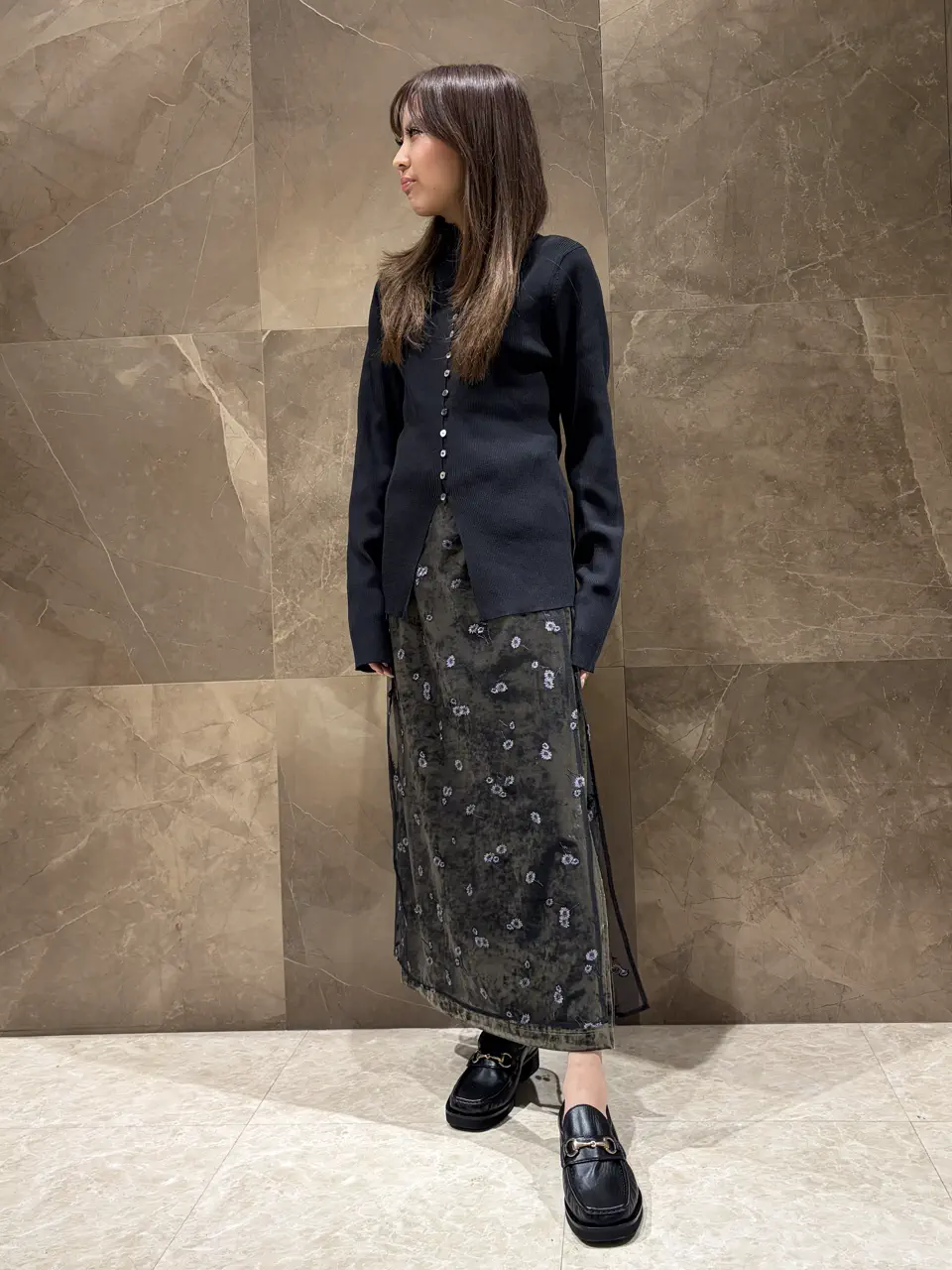 GRACE CONTINENTAL Hata Haruna コーディネート画像