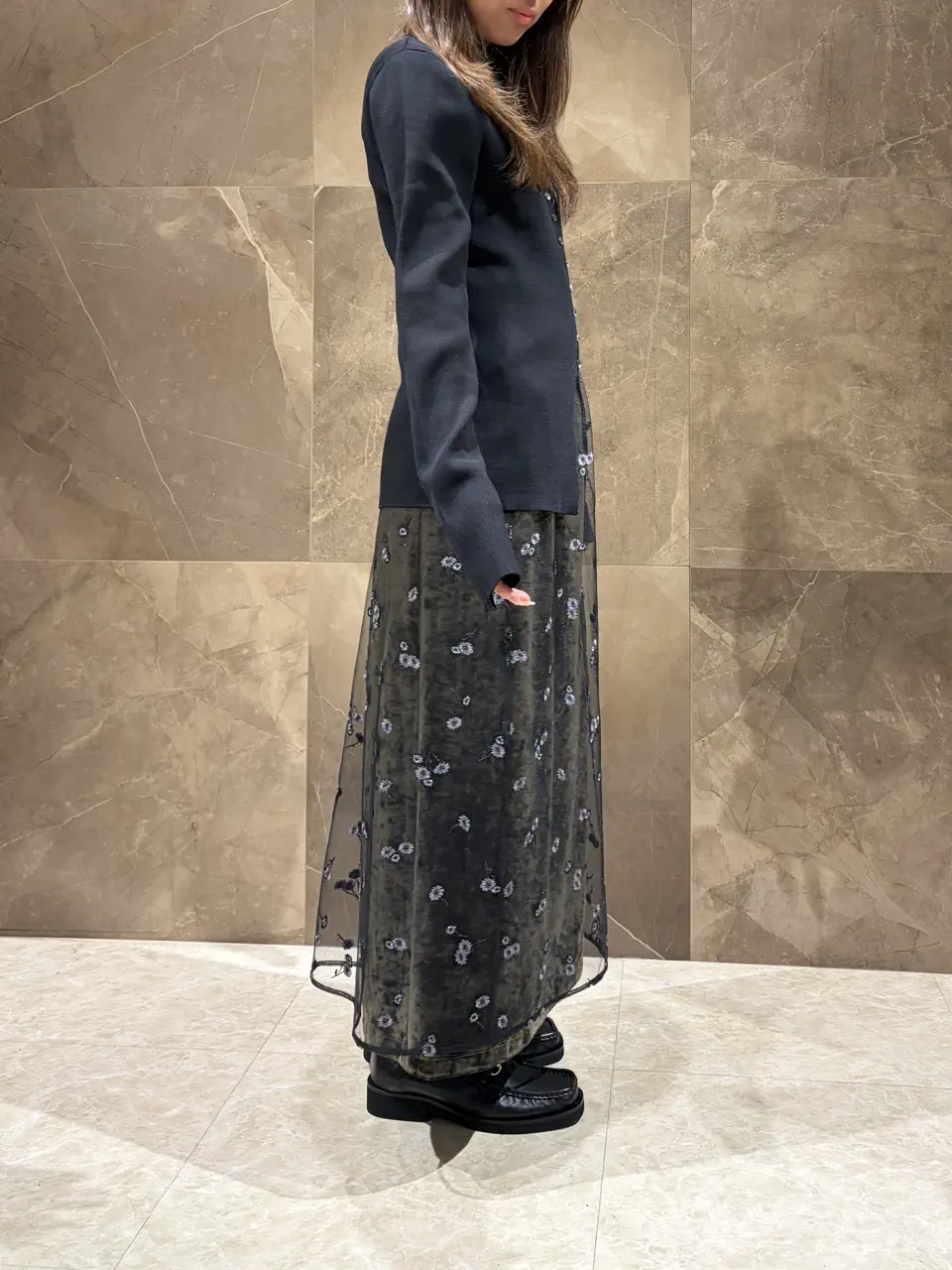GRACE CONTINENTAL Hata Haruna コーディネート画像