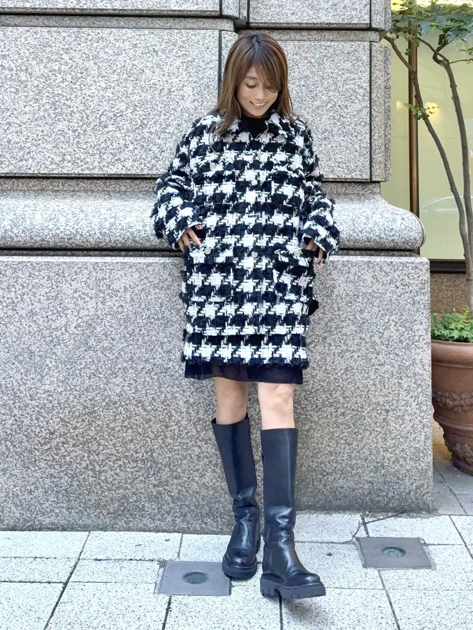GRACE CONTINENTAL yukimi yonee コーディネート画像
