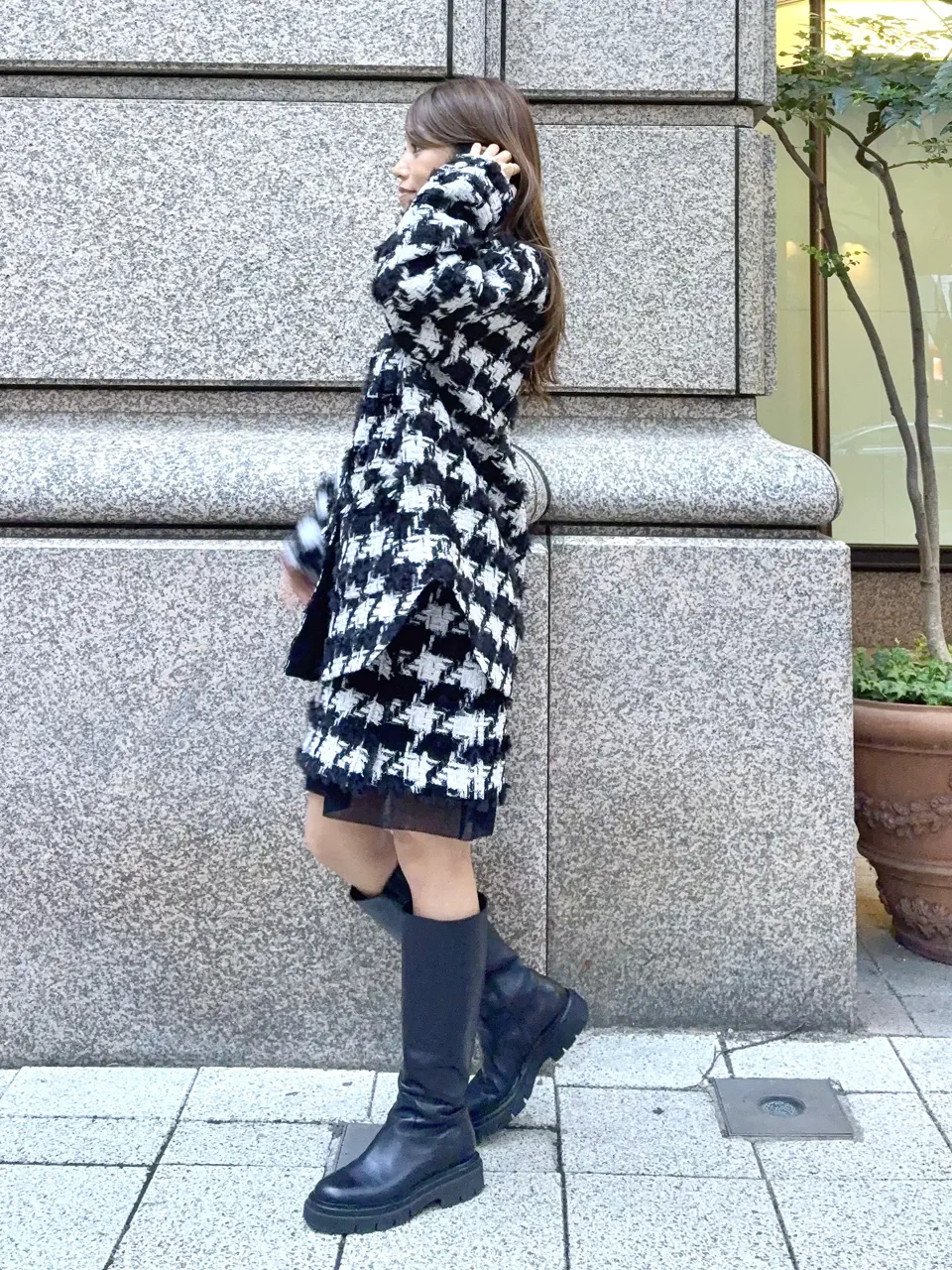 GRACE CONTINENTAL yukimi yonee コーディネート画像