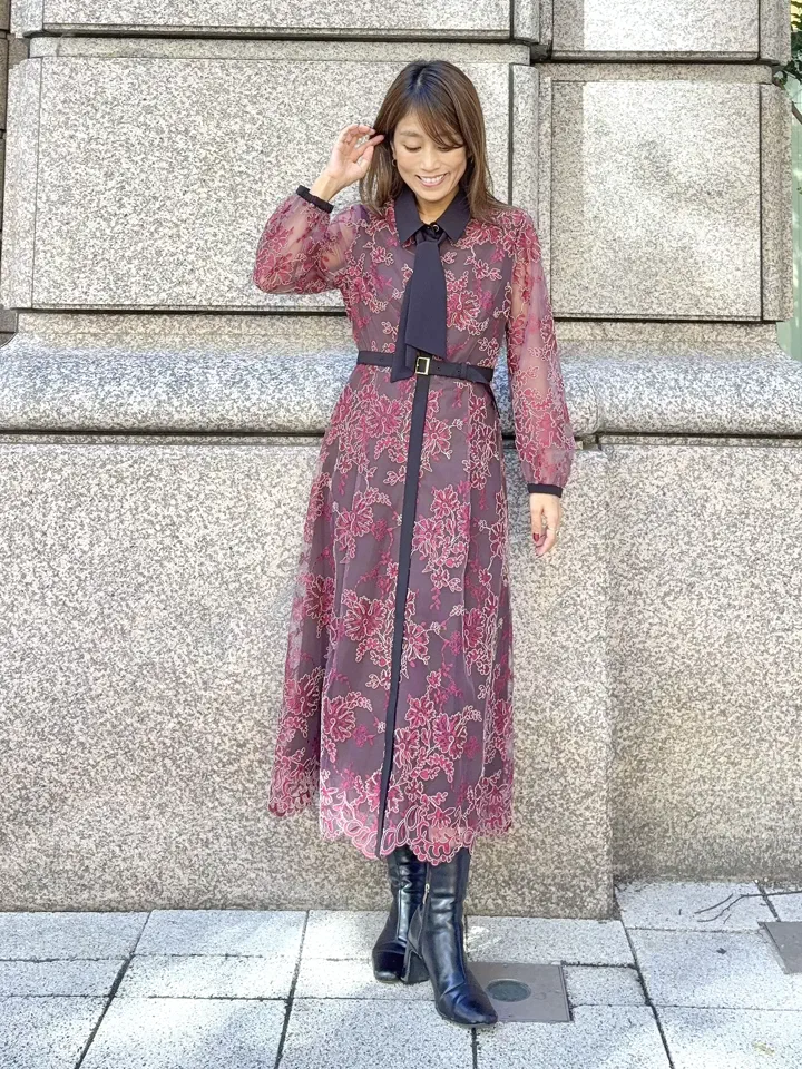 GRACE CONTINENTAL yukimi yonee コーディネート画像