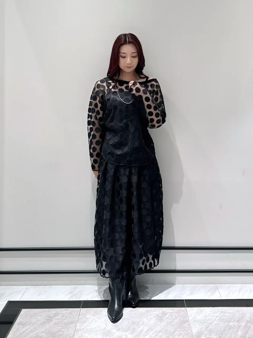 GRACE CONTINENTAL MOMOKO コーディネート画像