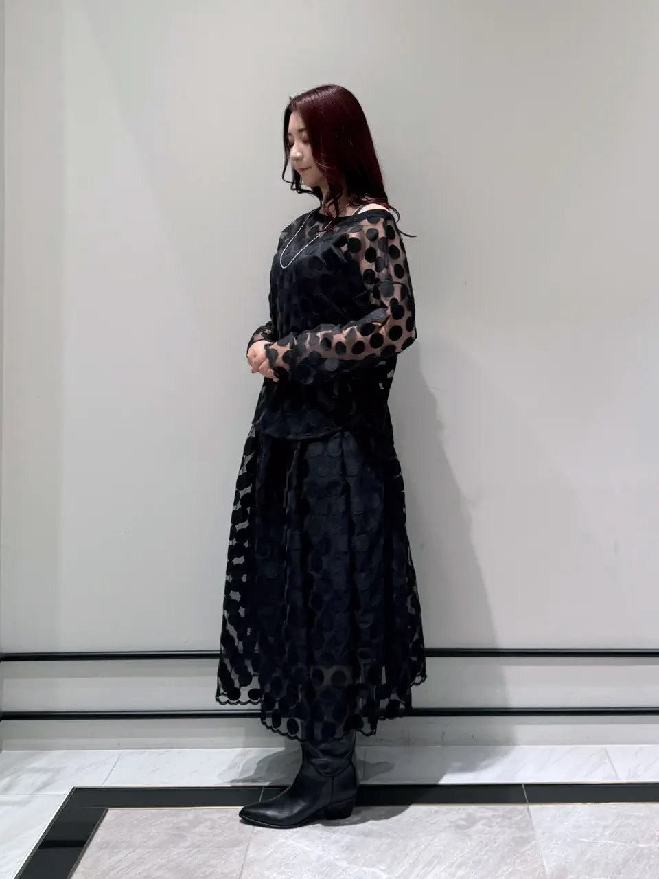 GRACE CONTINENTAL MOMOKO コーディネート画像