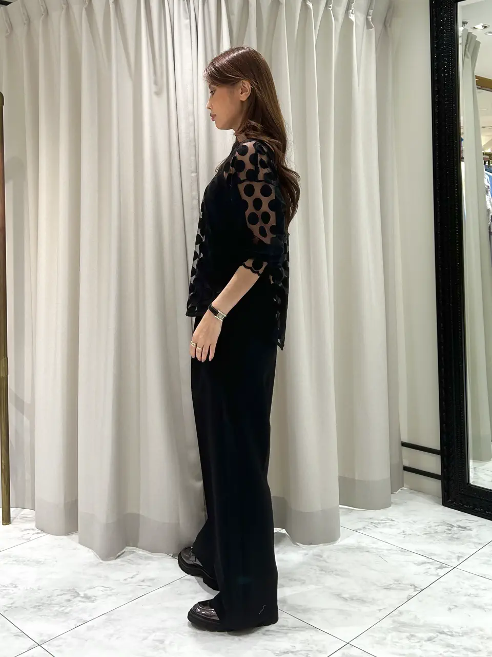 GRACE CONTINENTAL 志田　悠 コーディネート画像