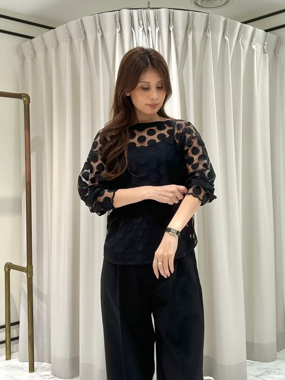 GRACE CONTINENTAL 志田　悠 コーディネート画像