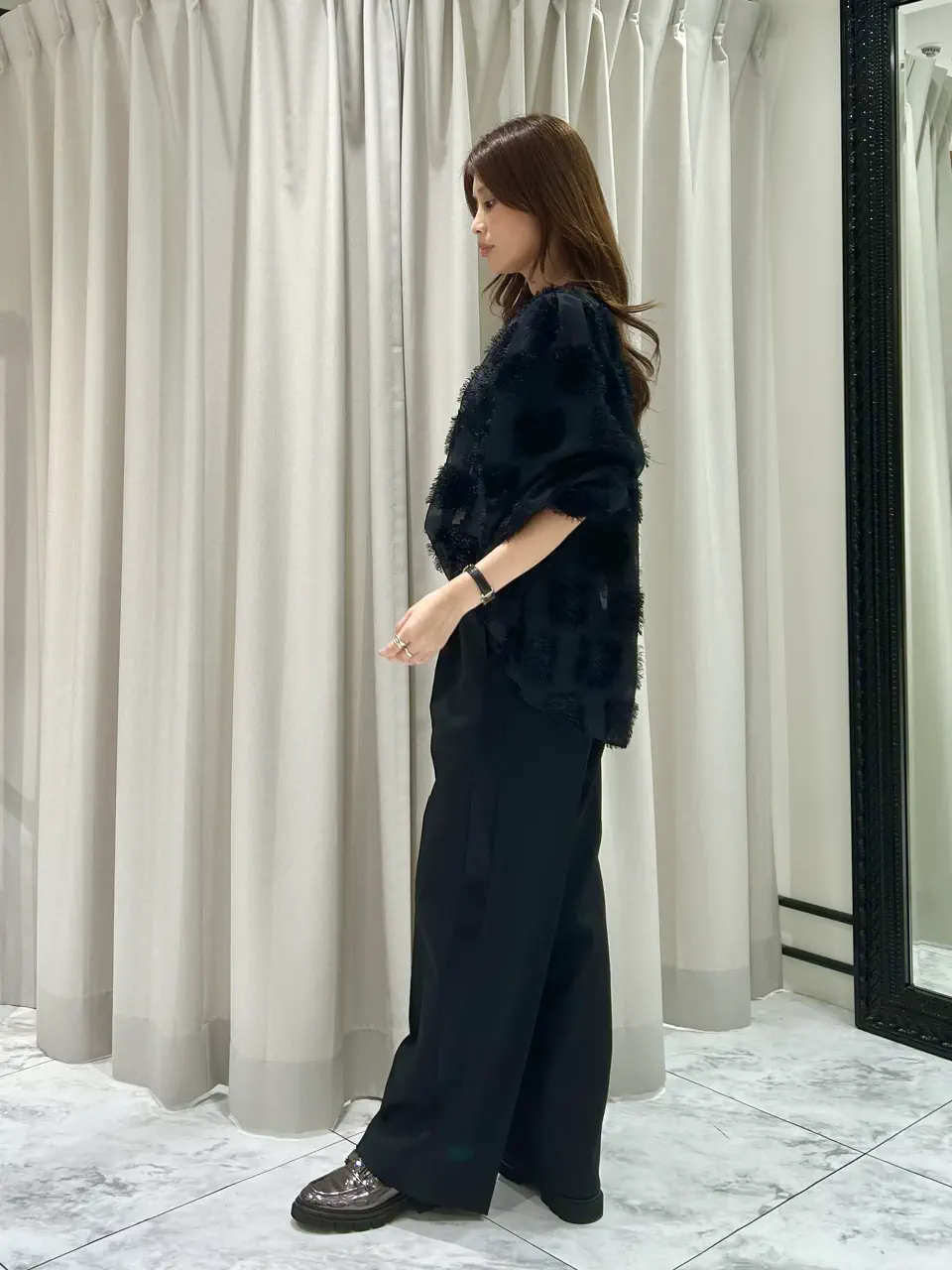 GRACE CONTINENTAL 志田　悠 コーディネート画像